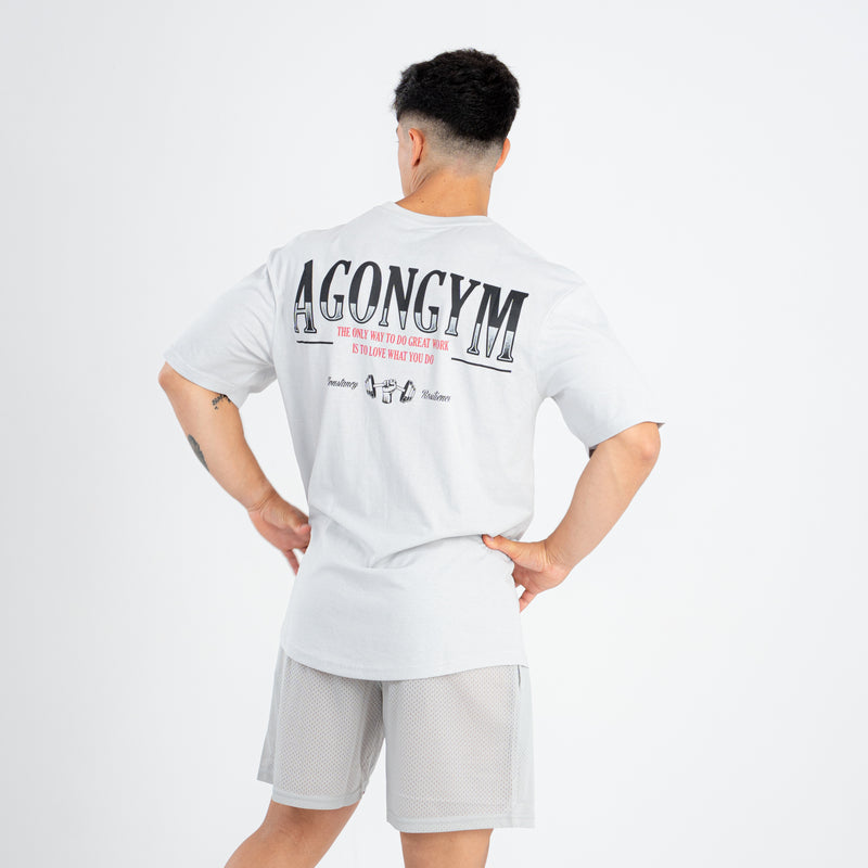 RETROWORKOUT OVERSIZE - LIGHT GREY