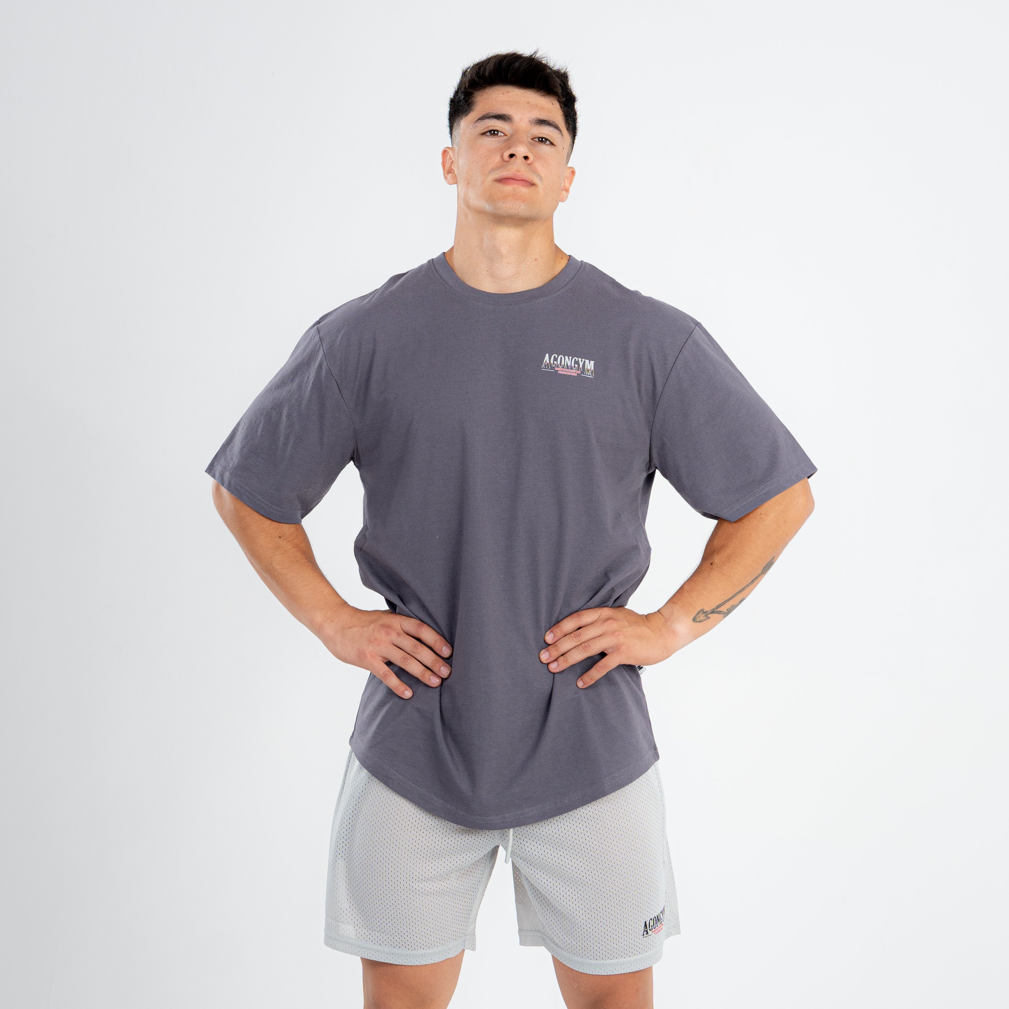 RETROWORKOUT OVERSIZE - DARK GREY