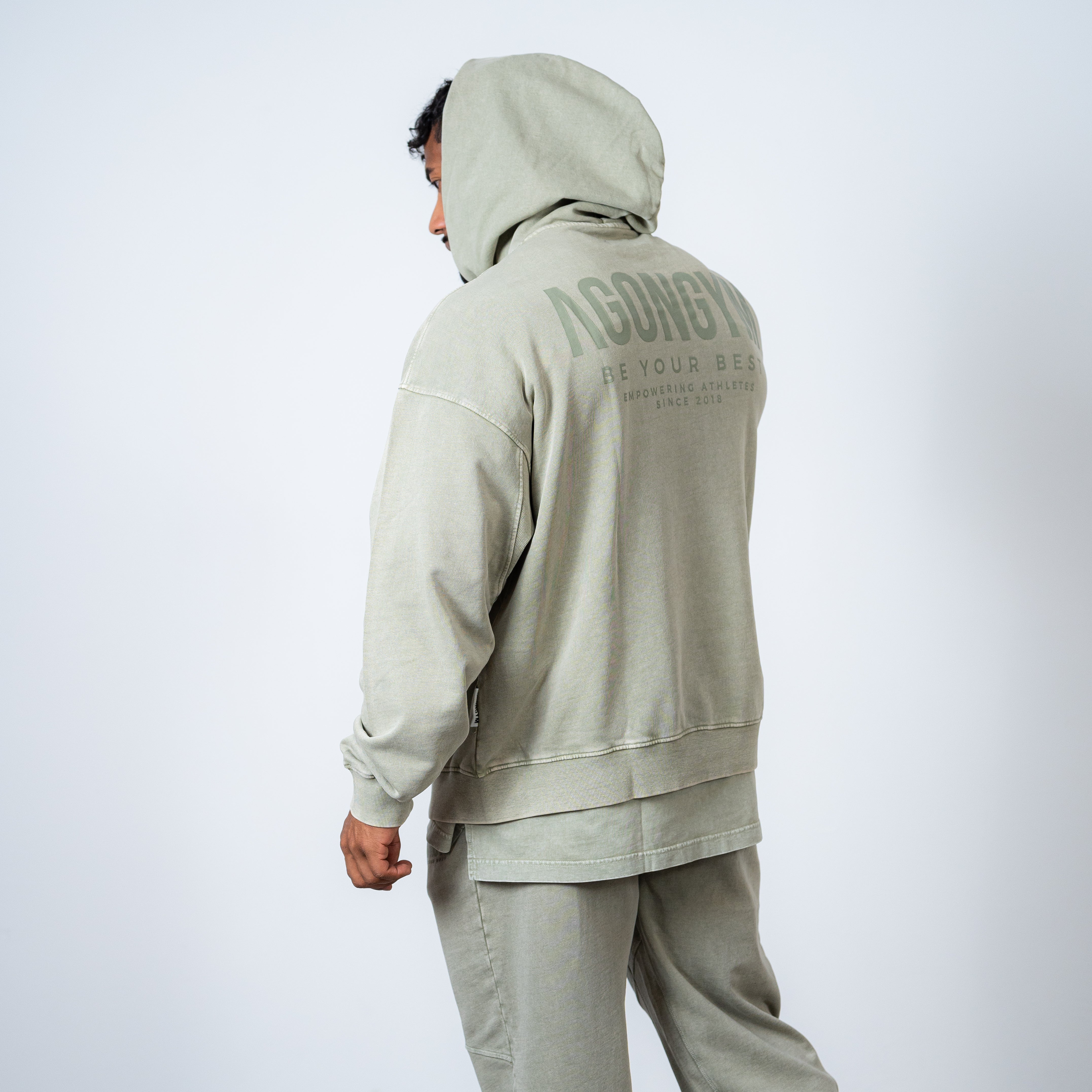 EMPOWERING ATHLETES HOODIE - MILITARY GREEN