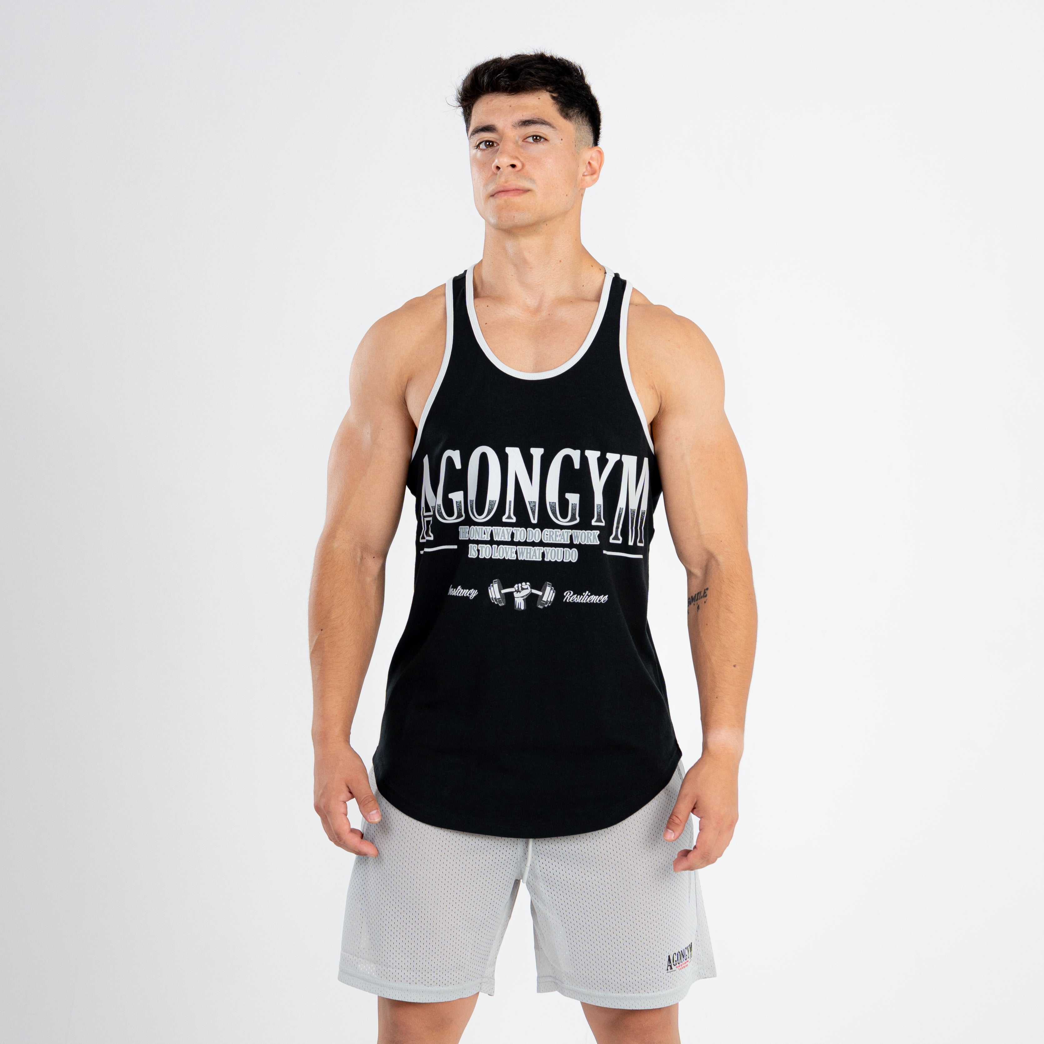 RETROWORKOUT STRINGER - BLACK