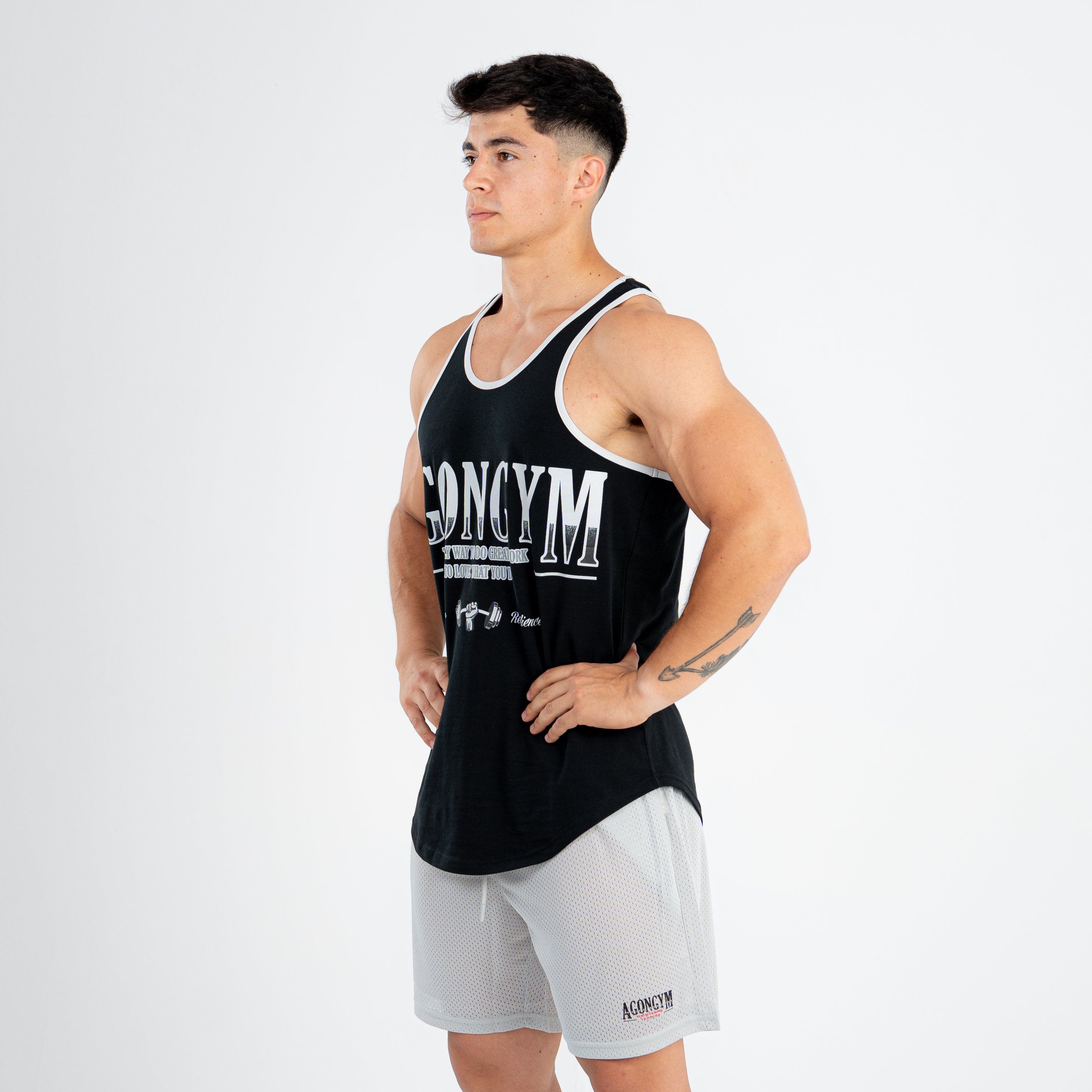 RETROWORKOUT STRINGER - BLACK