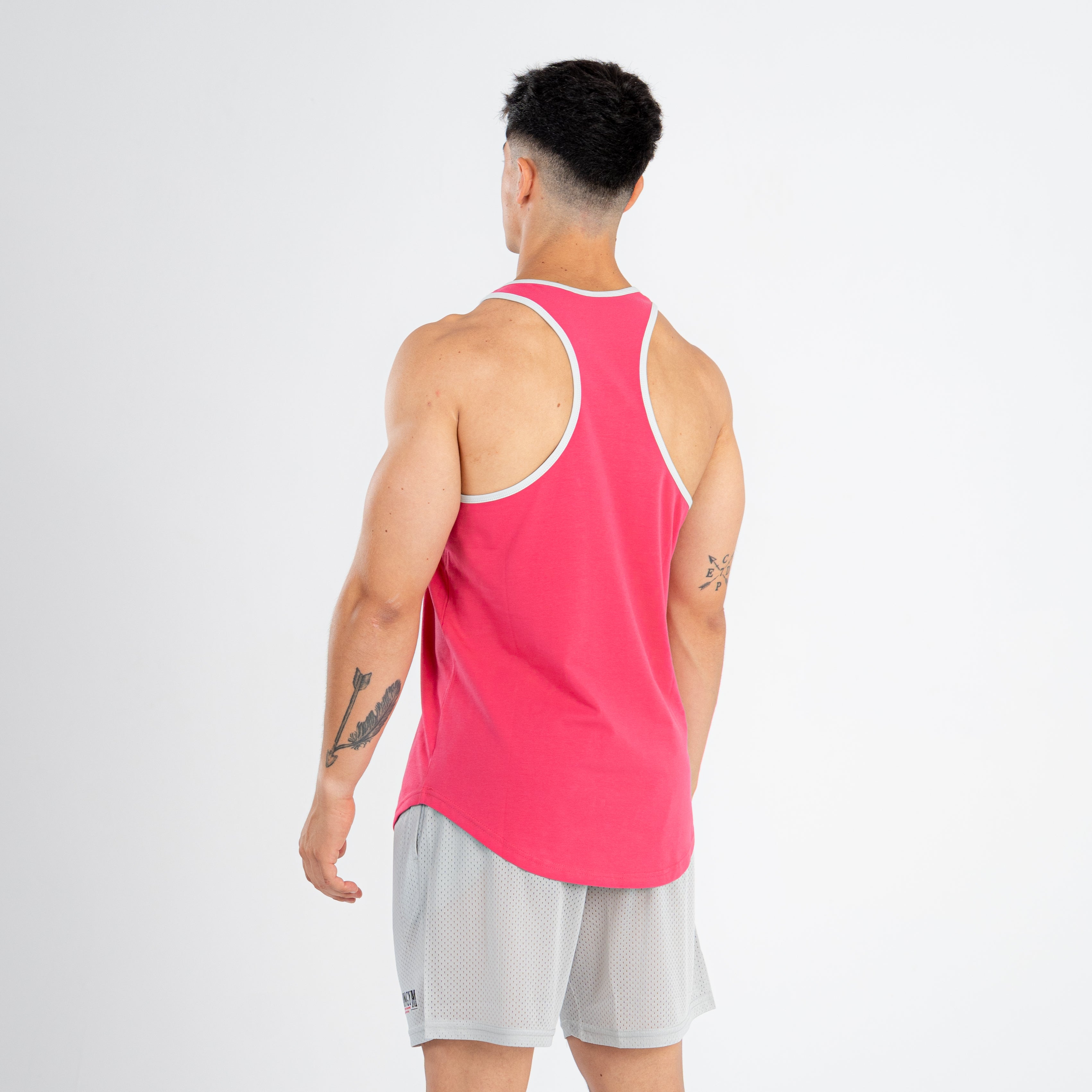 RETROWORKOUT STRINGER - RED MAGENTA