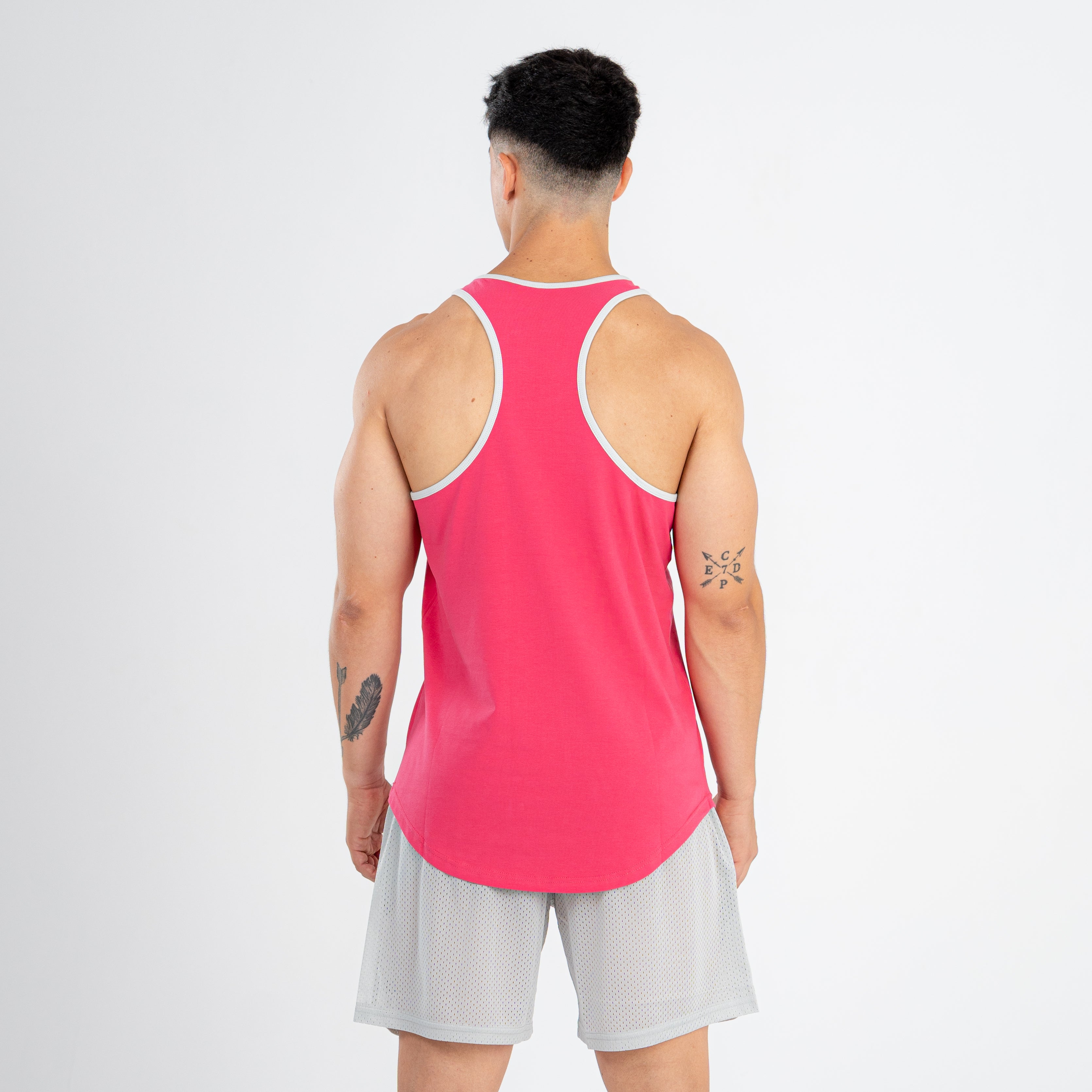 RETROWORKOUT STRINGER - RED MAGENTA