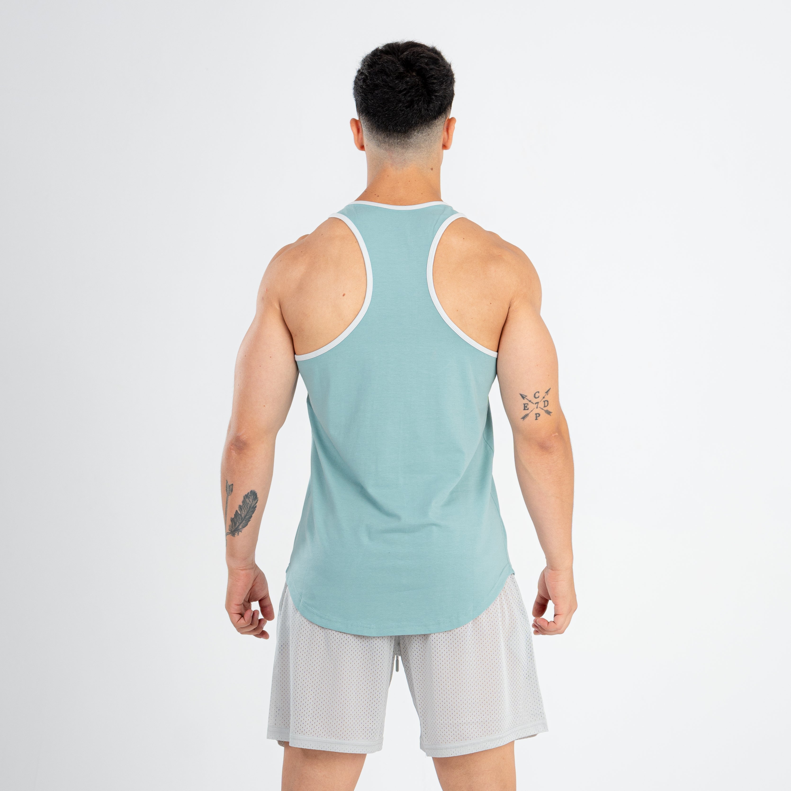 RETROWORKOUT STRINGER - SHADOW GREEN