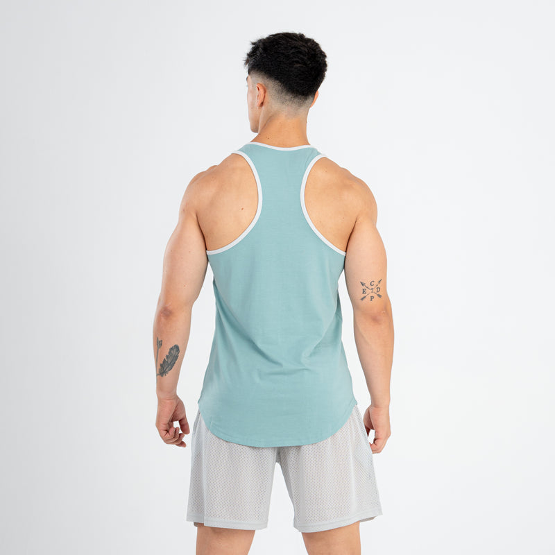 RETROWORKOUT STRINGER - SHADOW GREEN