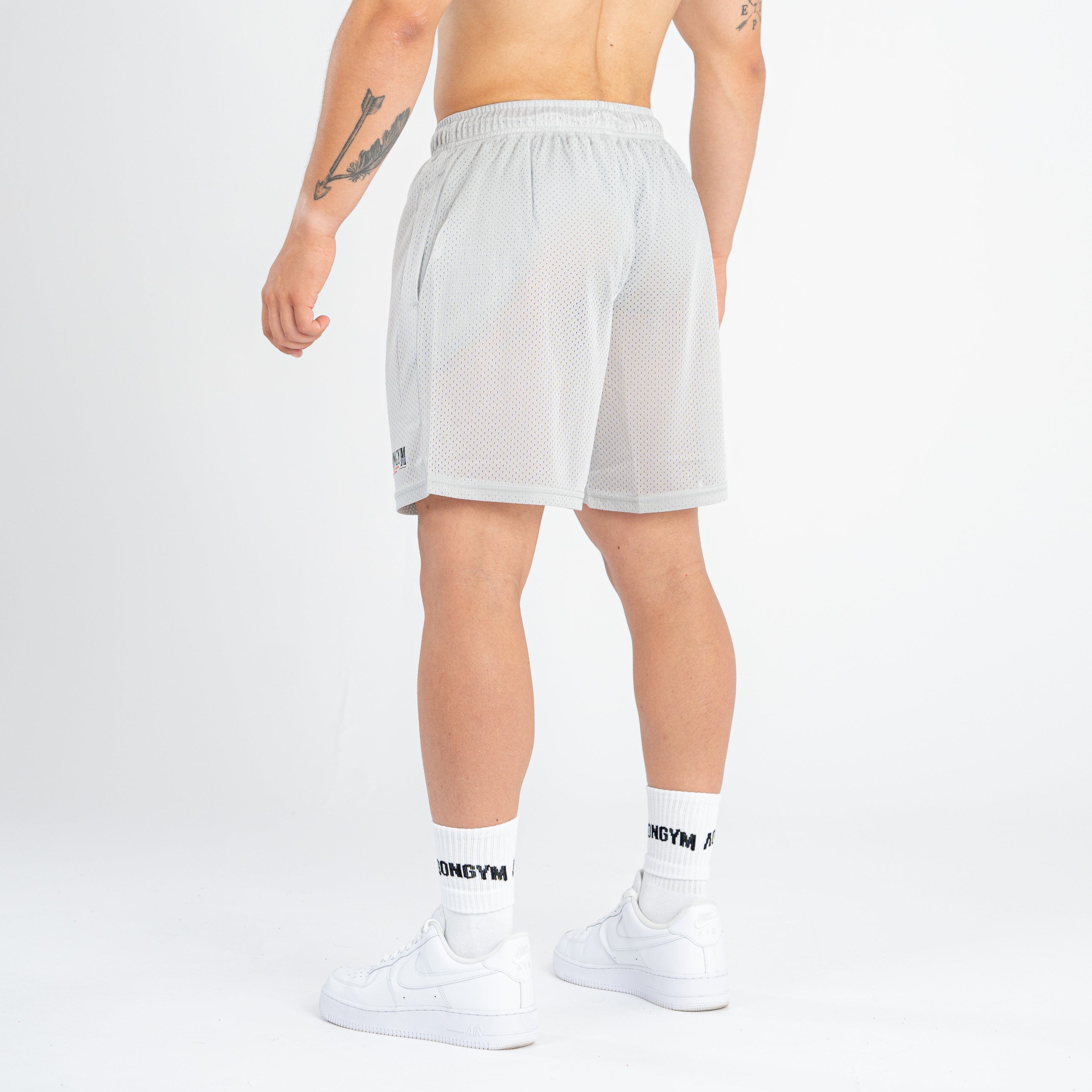 RETROWORKOUT SHORT - LIGHT GREY