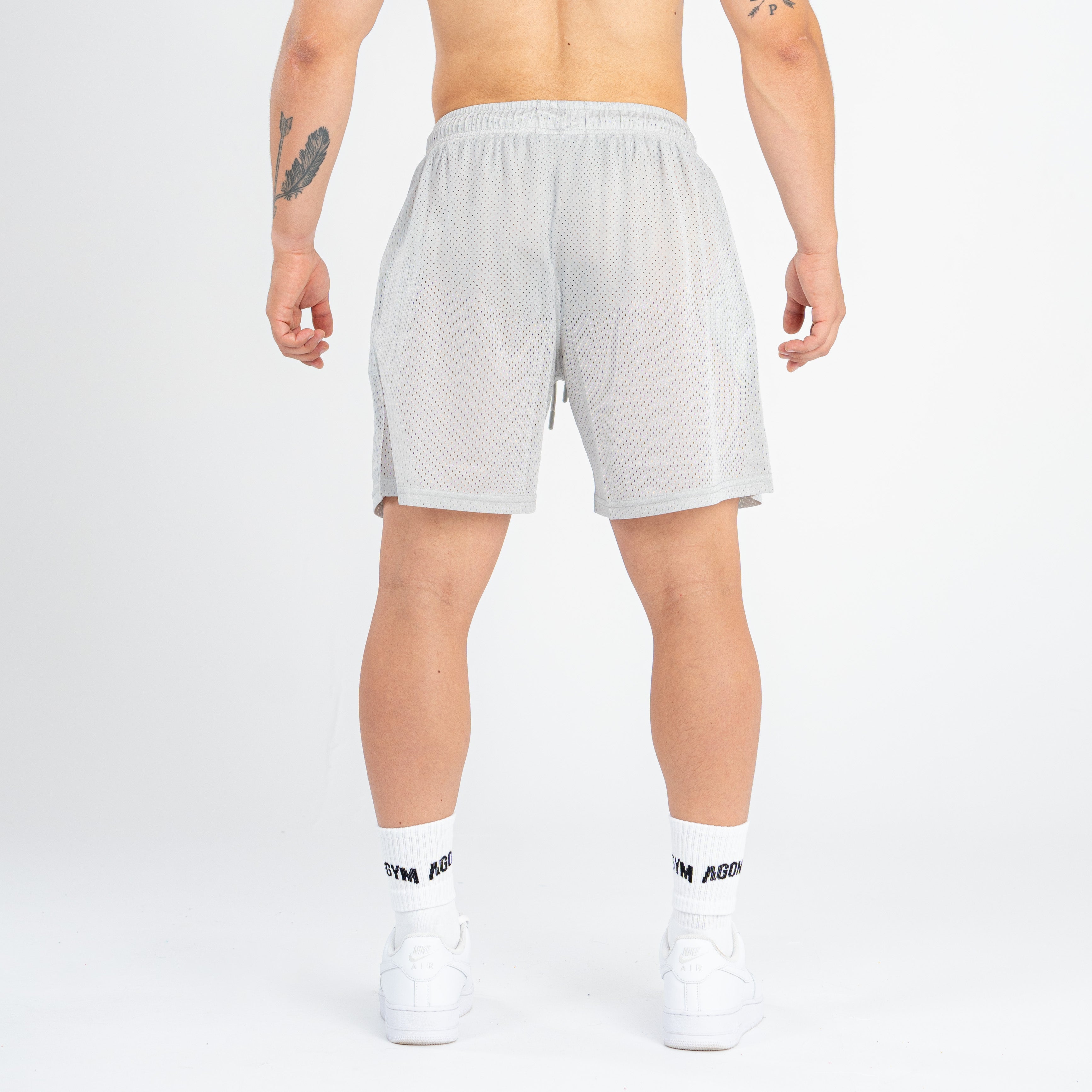 RETROWORKOUT SHORT - LIGHT GREY