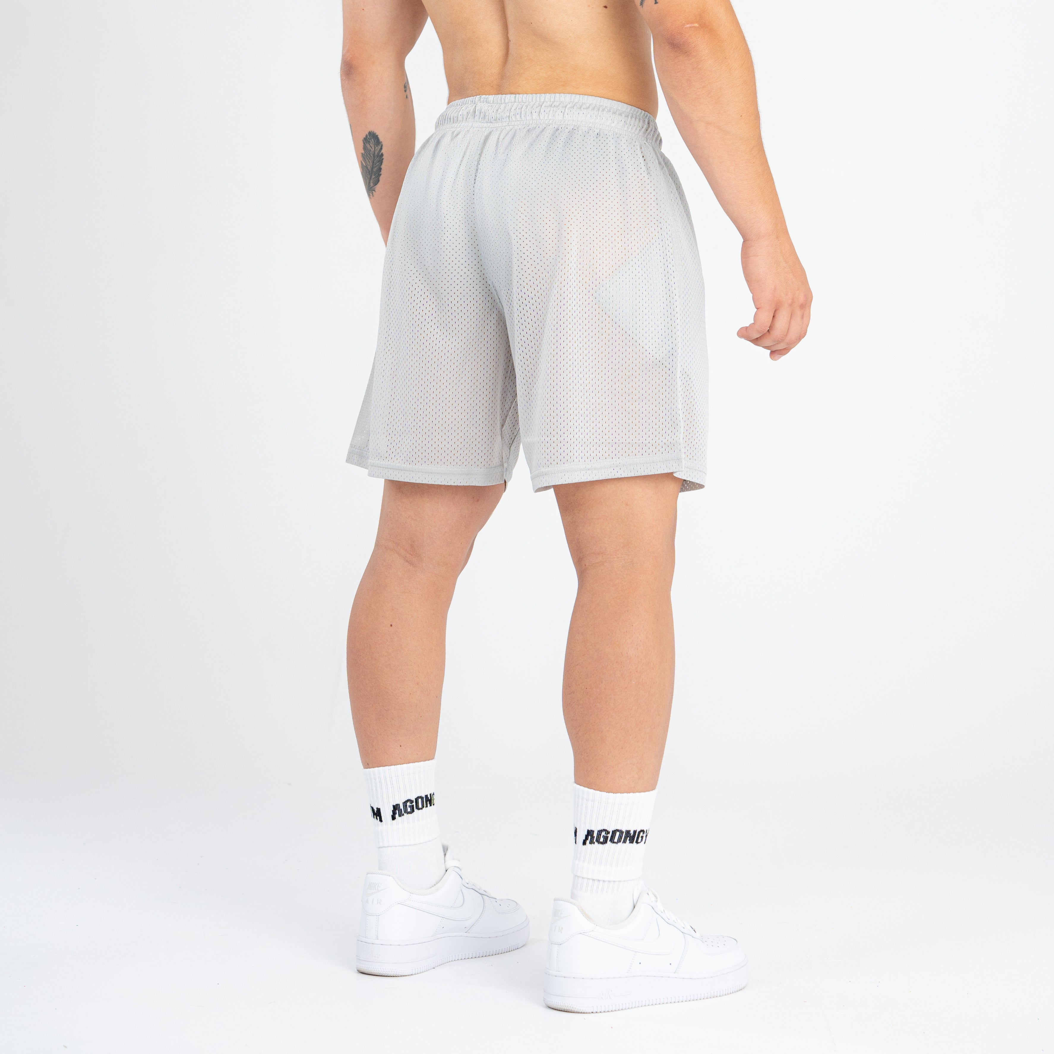 RETROWORKOUT SHORT - LIGHT GREY