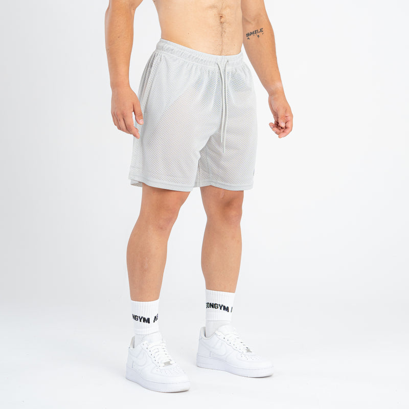 RETROWORKOUT SHORT - LIGHT GREY