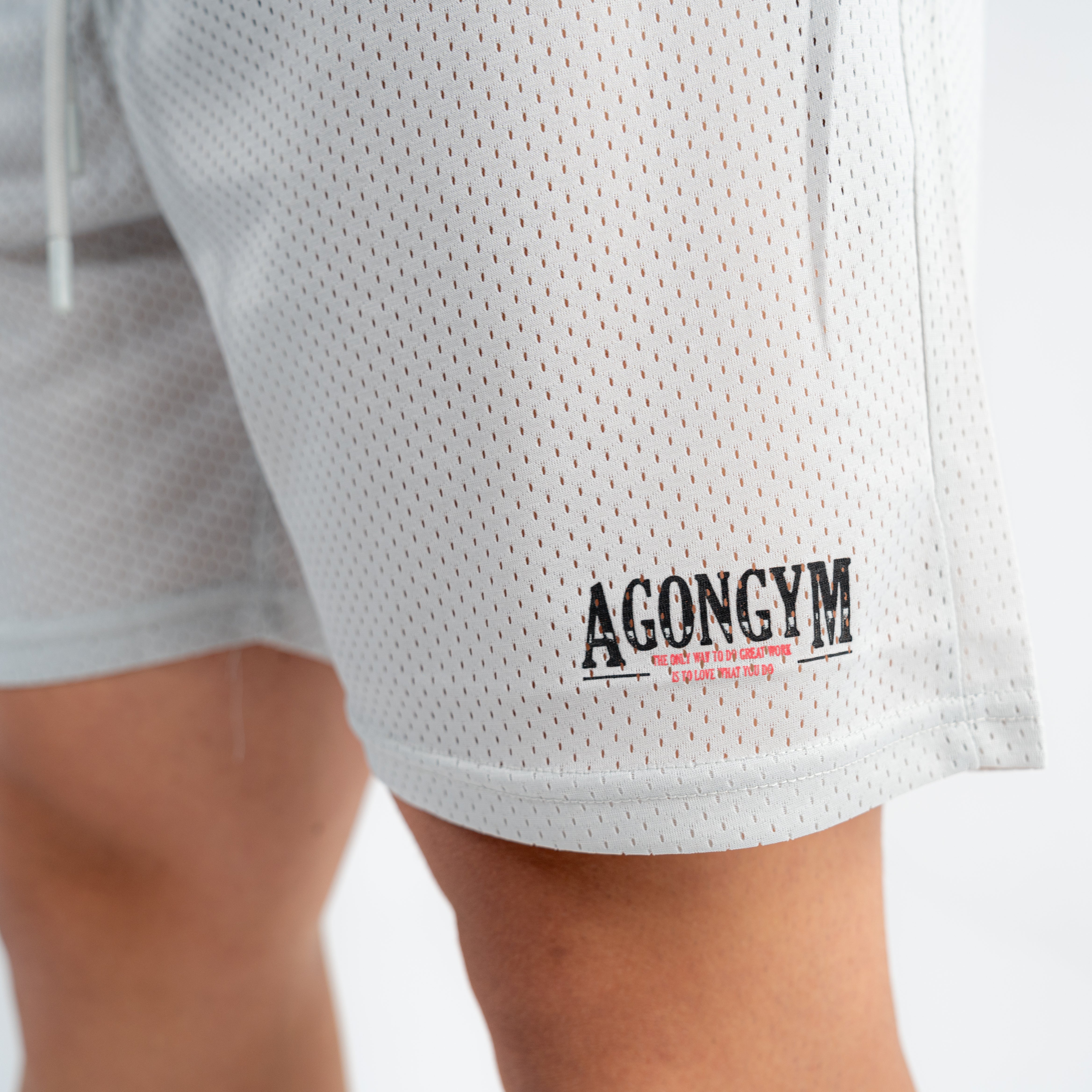 RETROWORKOUT SHORT - LIGHT GREY