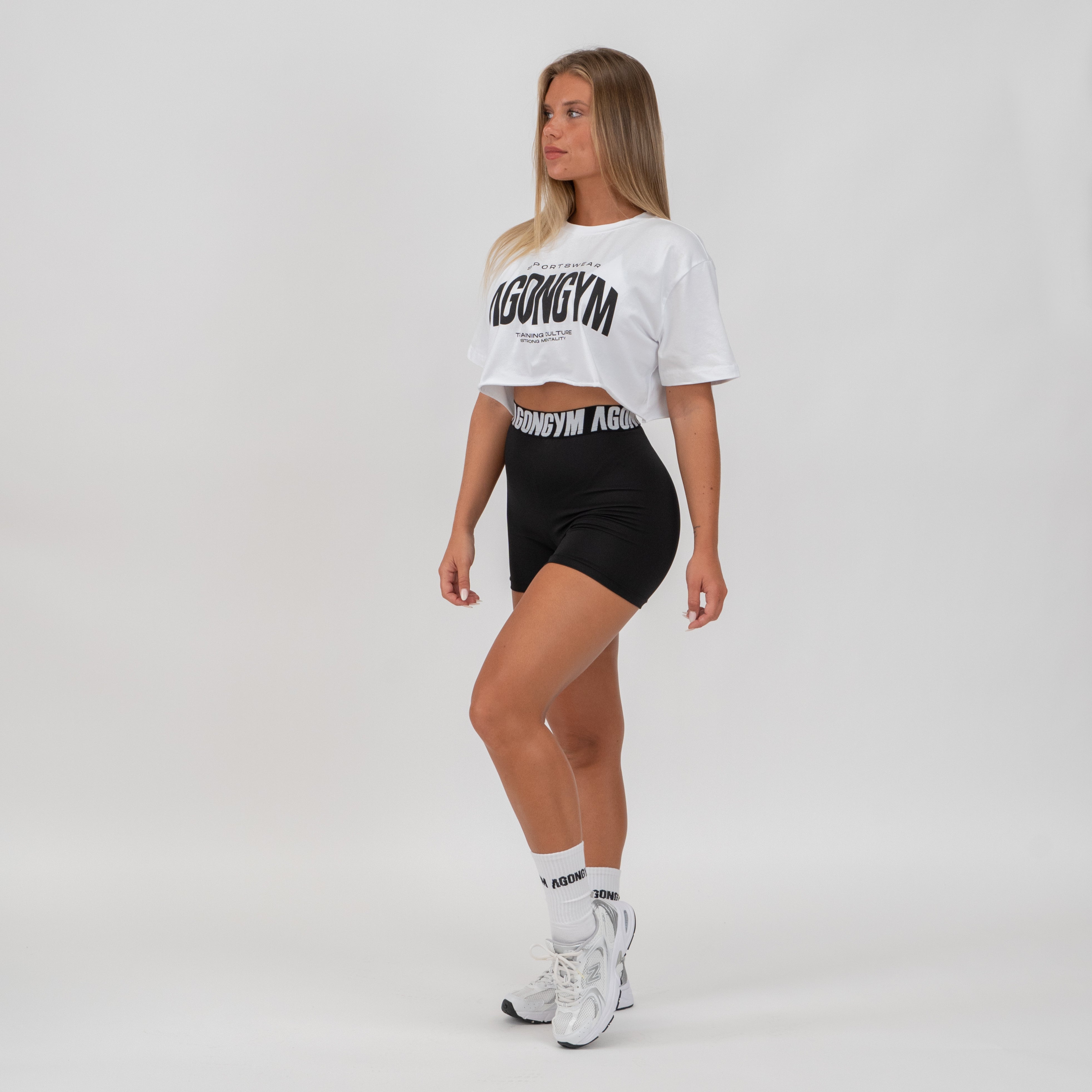 CROP TOP TRAINING CULTURE - WHITE