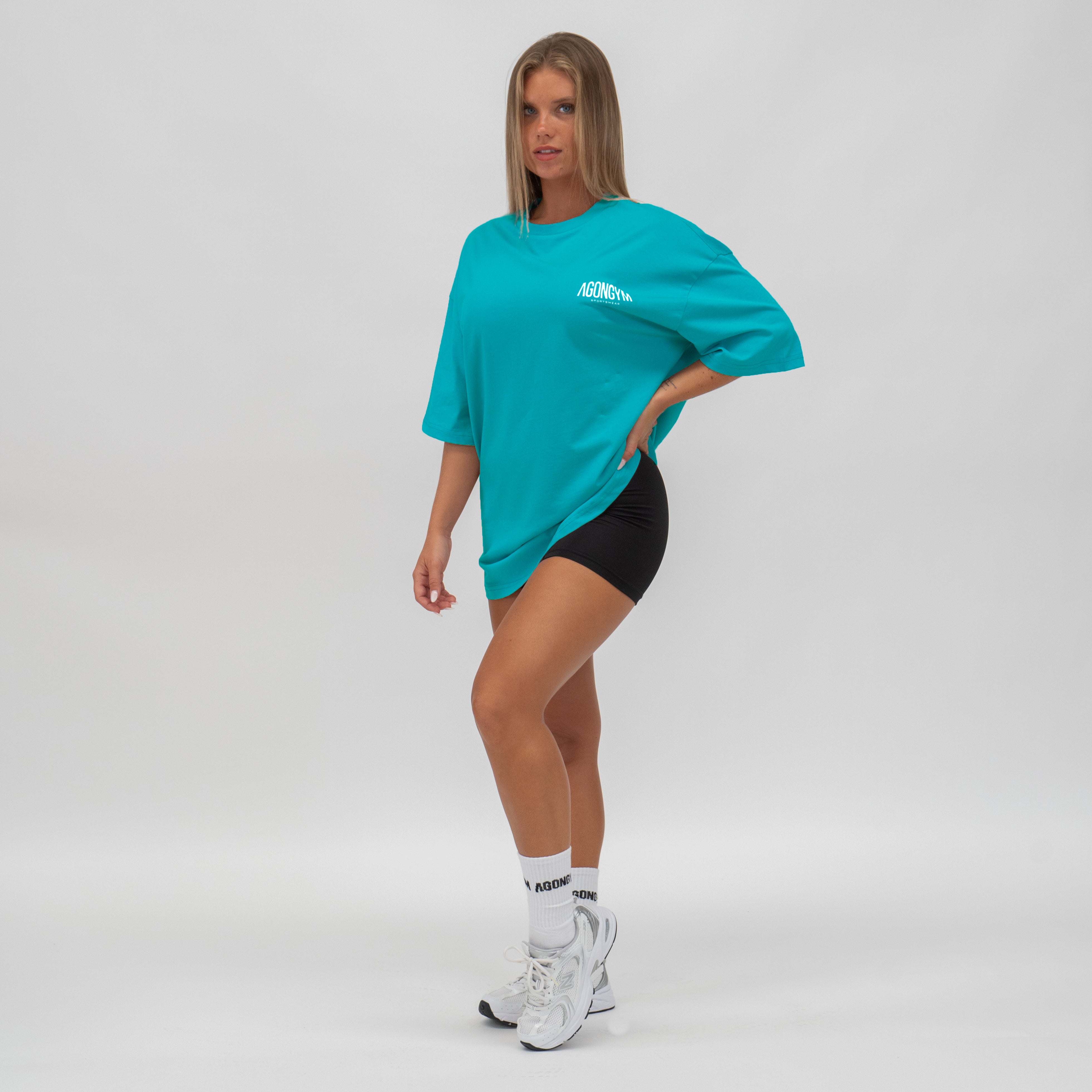 OVERSIZE TRAINING CULTURE - TURQUOISE