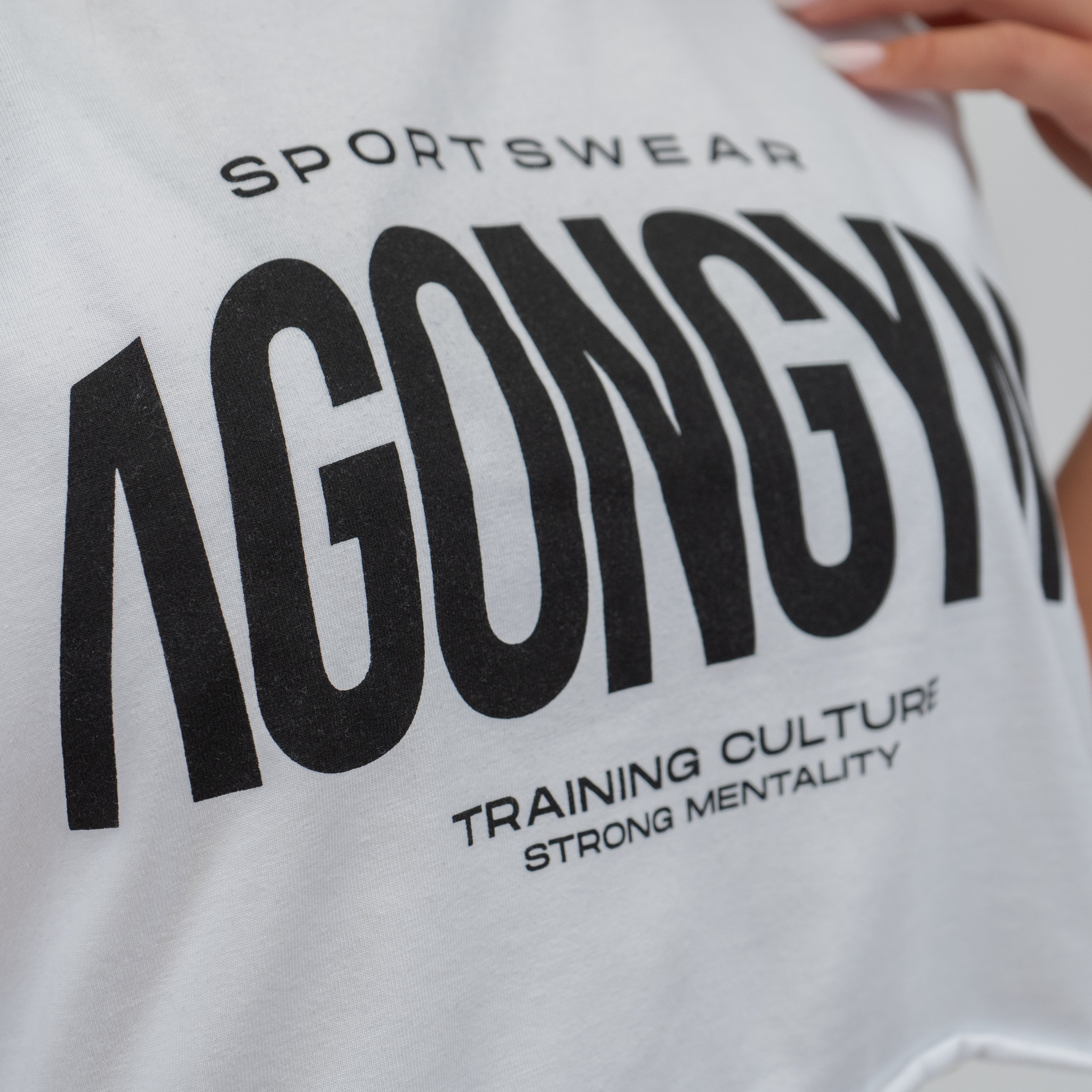 CROP TOP TRAINING CULTURE - WHITE