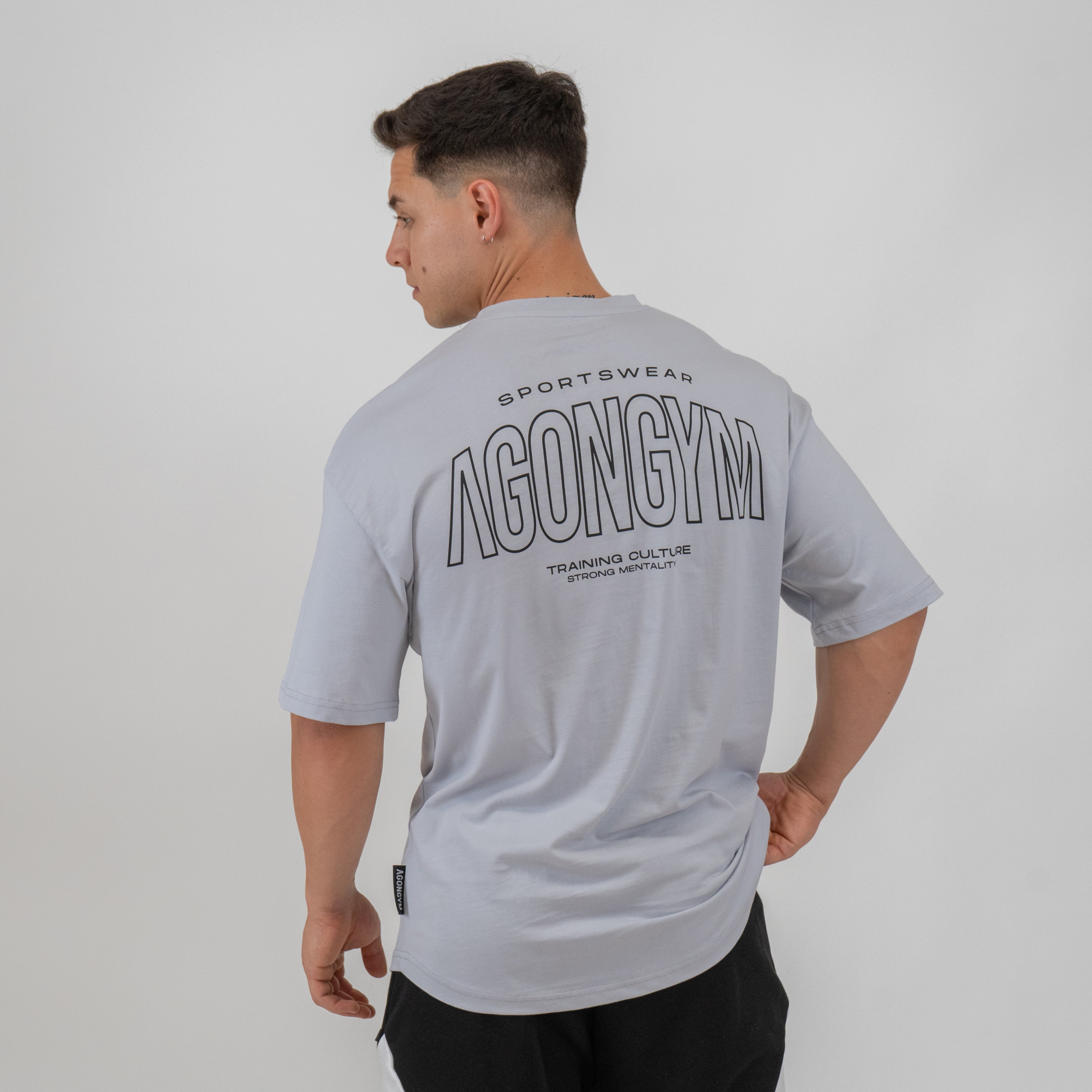 OVERSIZE TRAINING CULTURE - LIGHT GREY