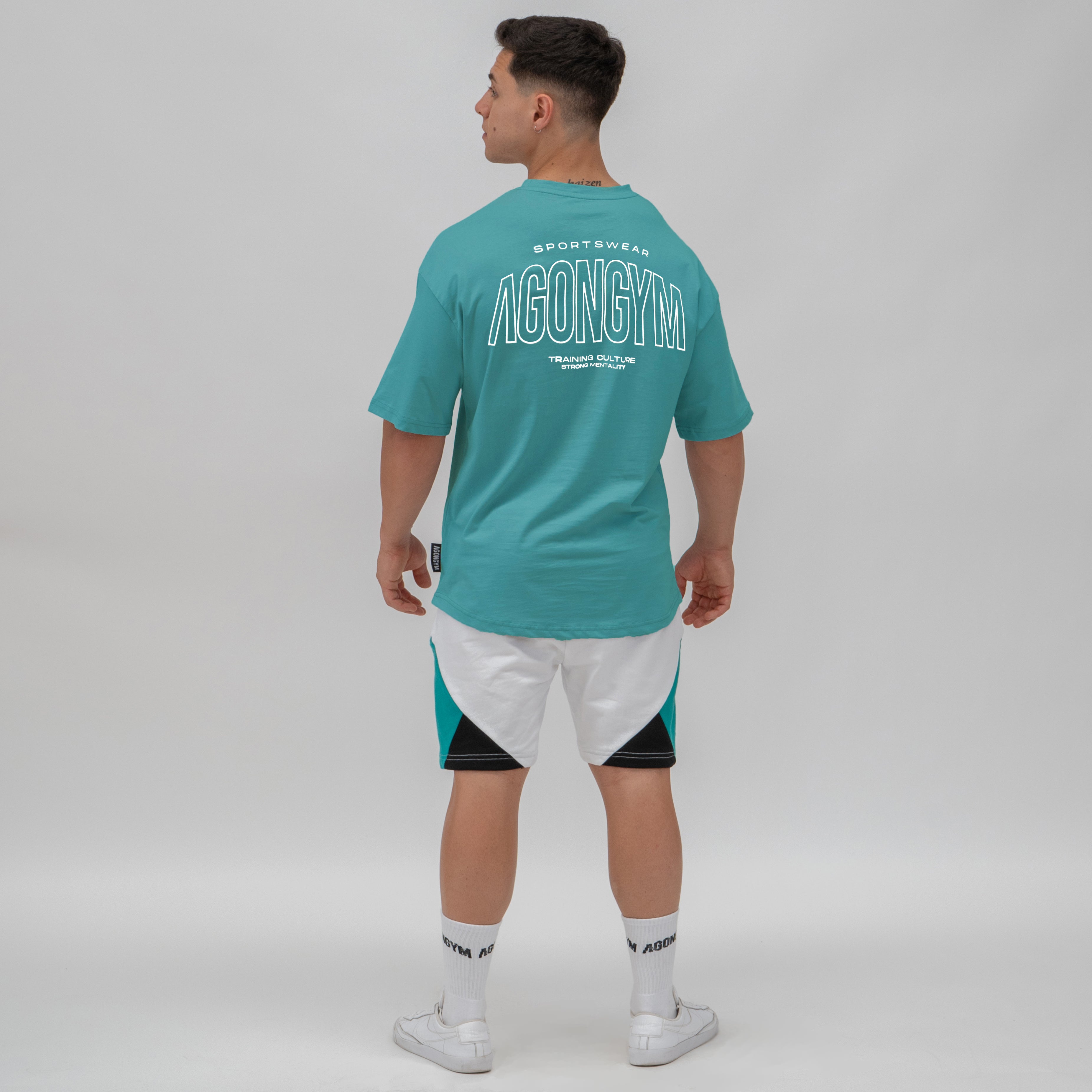 OVERSIZE TRAINING CULTURE - TURQUOISE