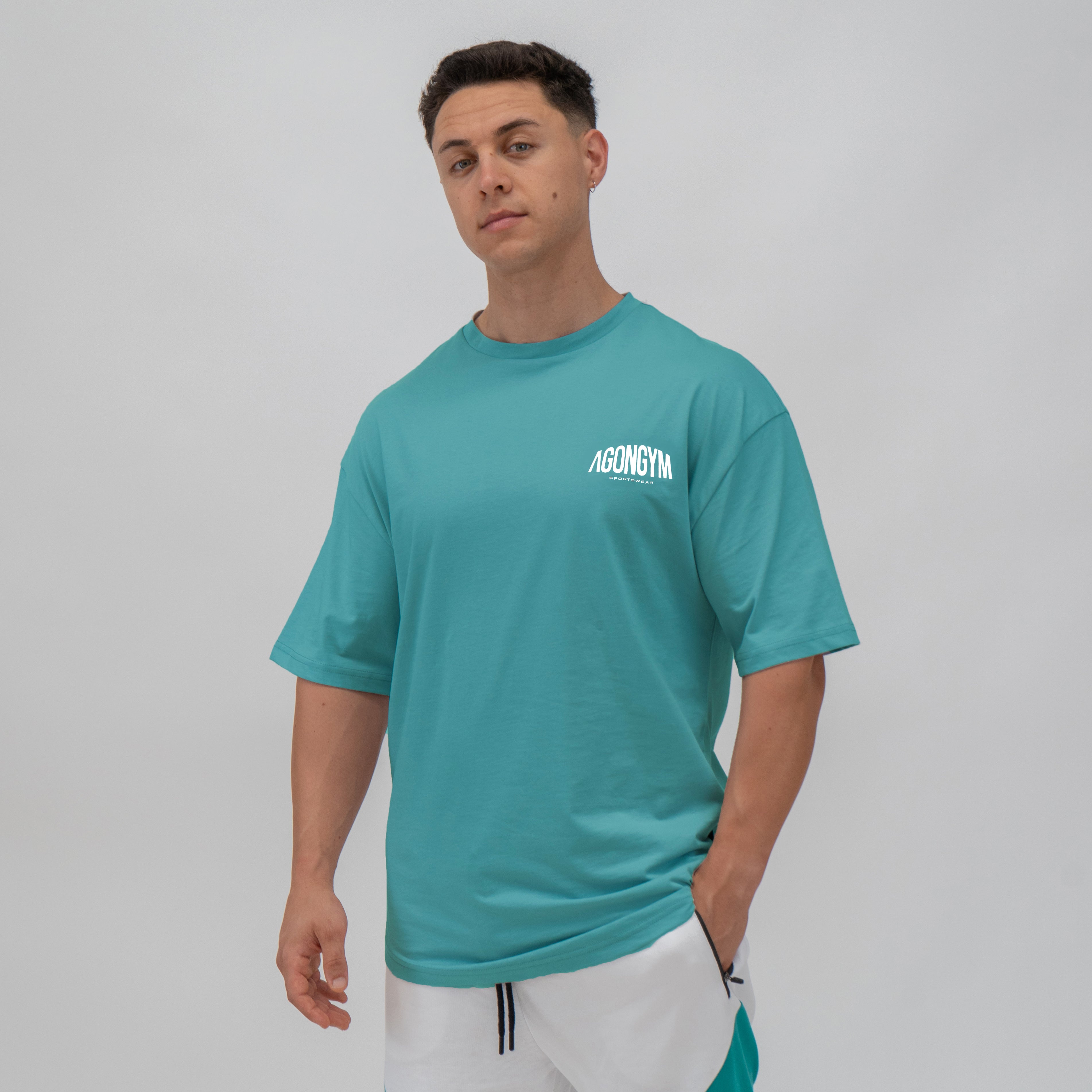 OVERSIZE TRAINING CULTURE - TURQUOISE