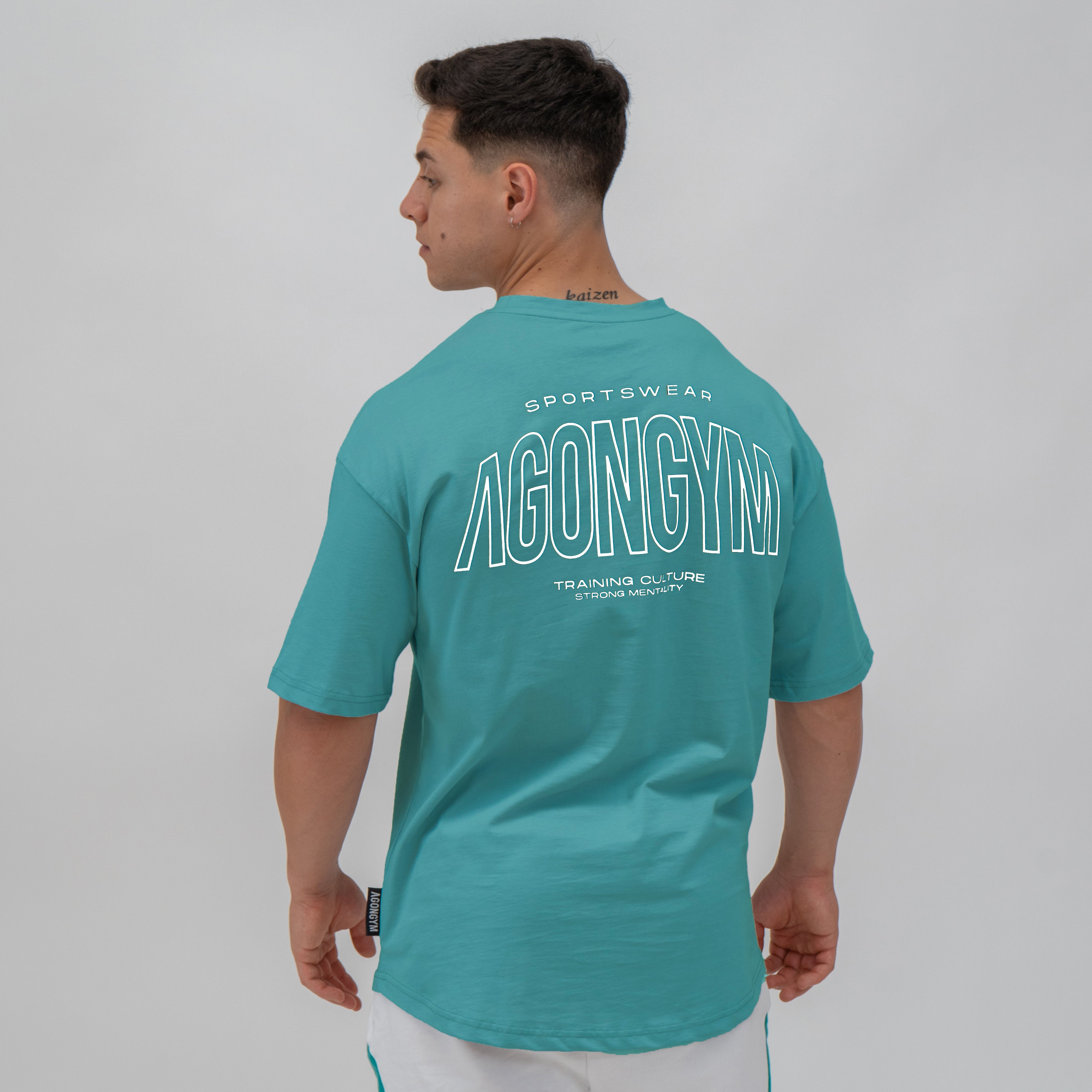 OVERSIZE TRAINING CULTURE - TURQUOISE