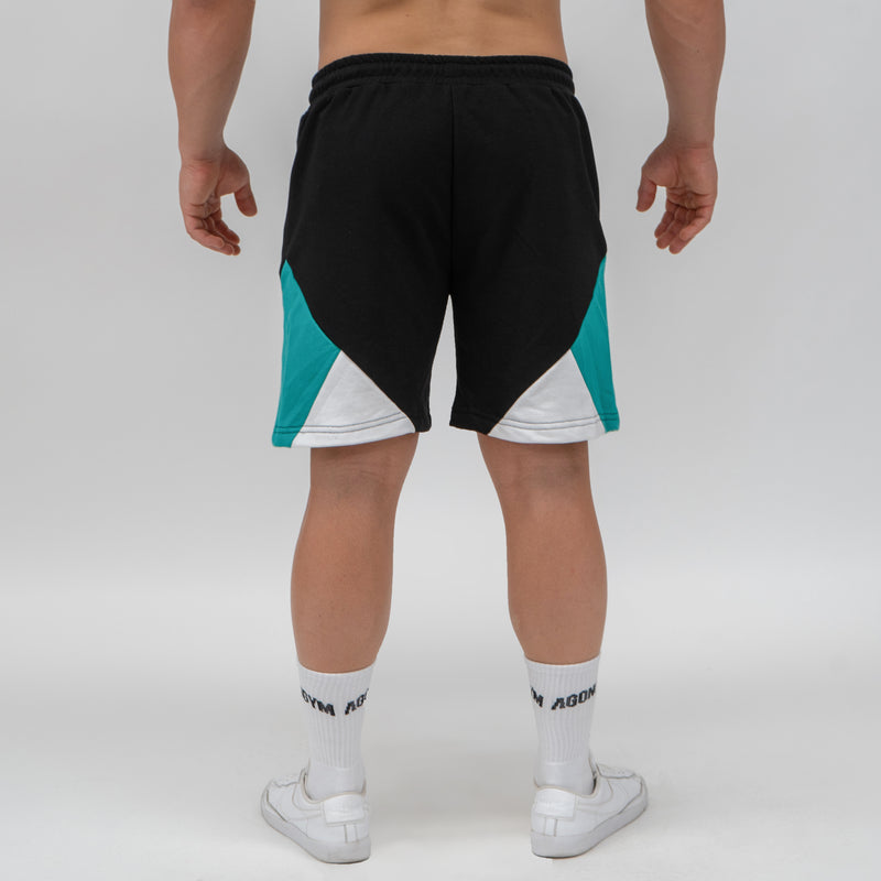 SHORT TRAINING CULTURE - BLACK/TURQUOISE