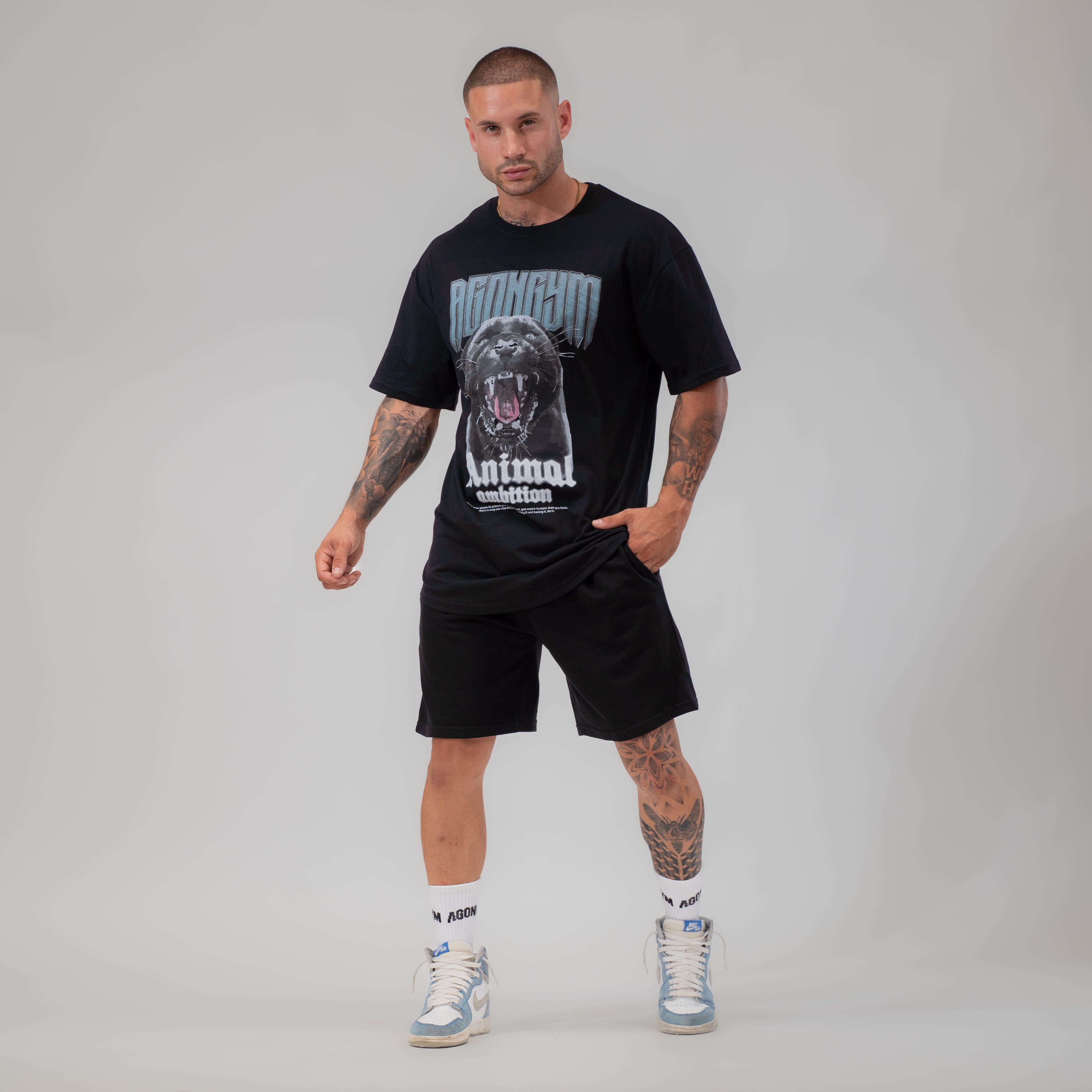 OVERSIZE ANIMAL AMBITION - BLACK