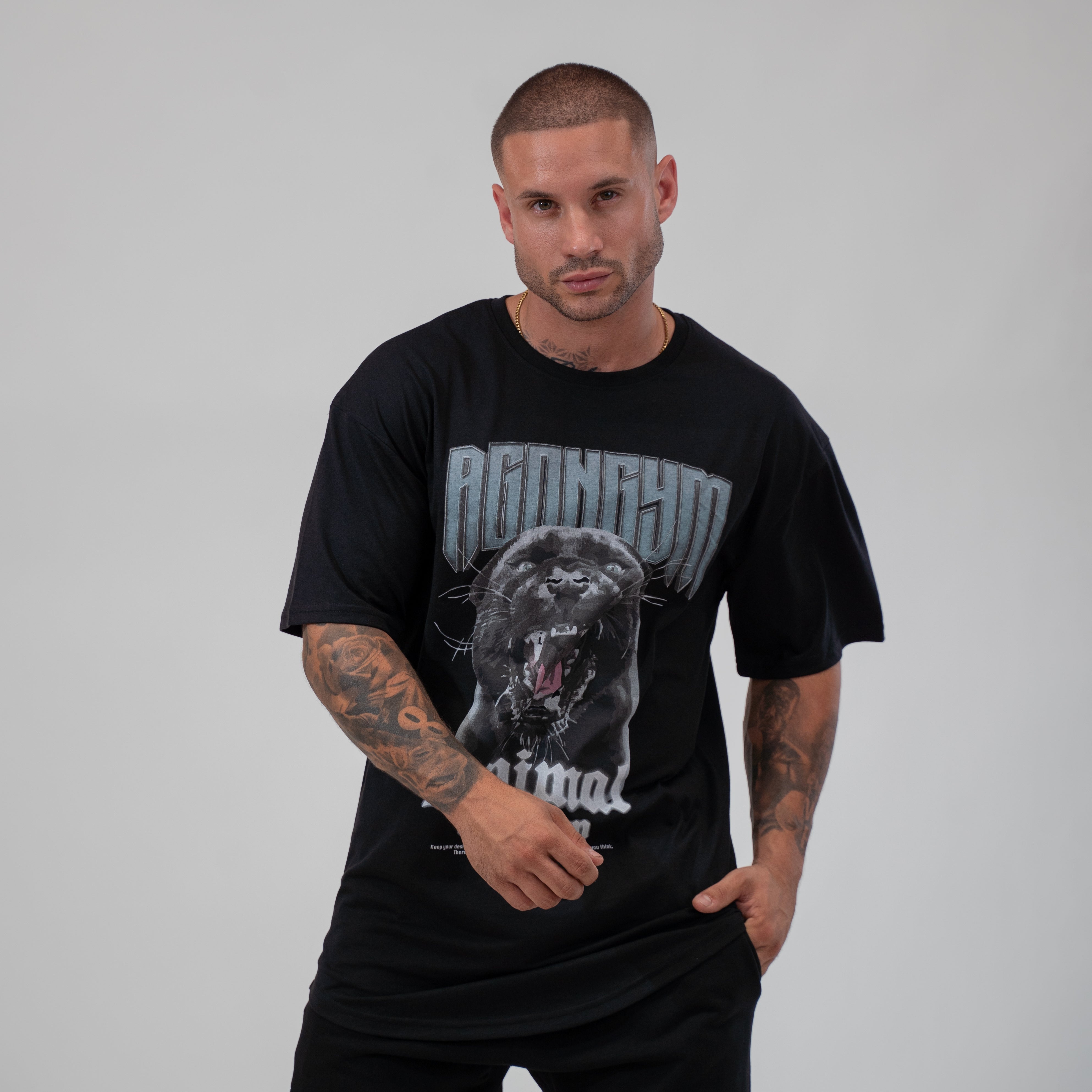 OVERSIZE ANIMAL AMBITION - BLACK