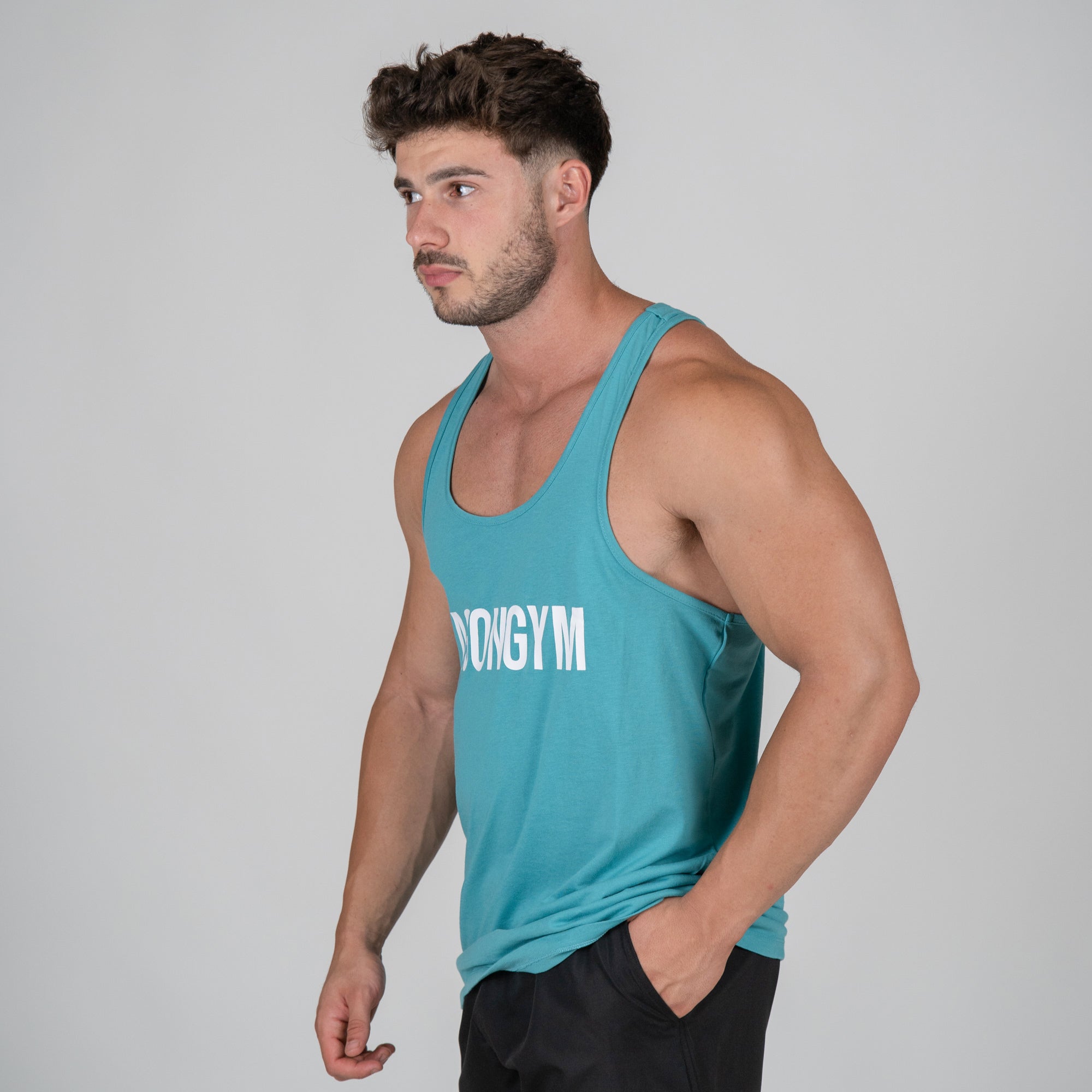 STRINGER BASIC FITNESS - TEAL GREEN