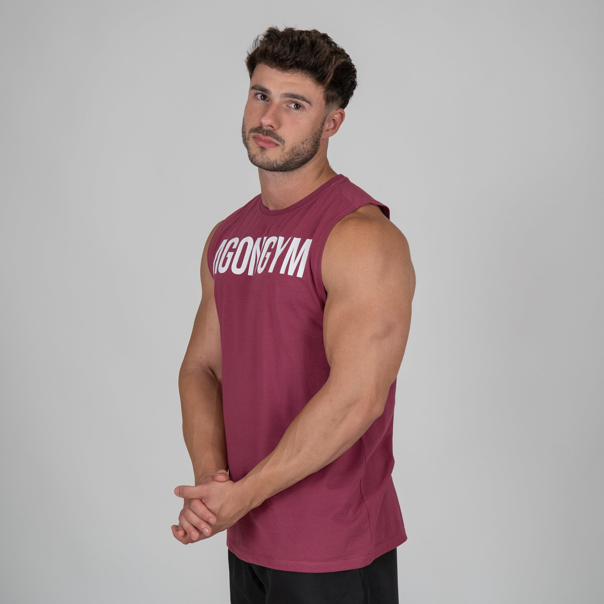 TANK BASIC FITNESS - BURGUNDY