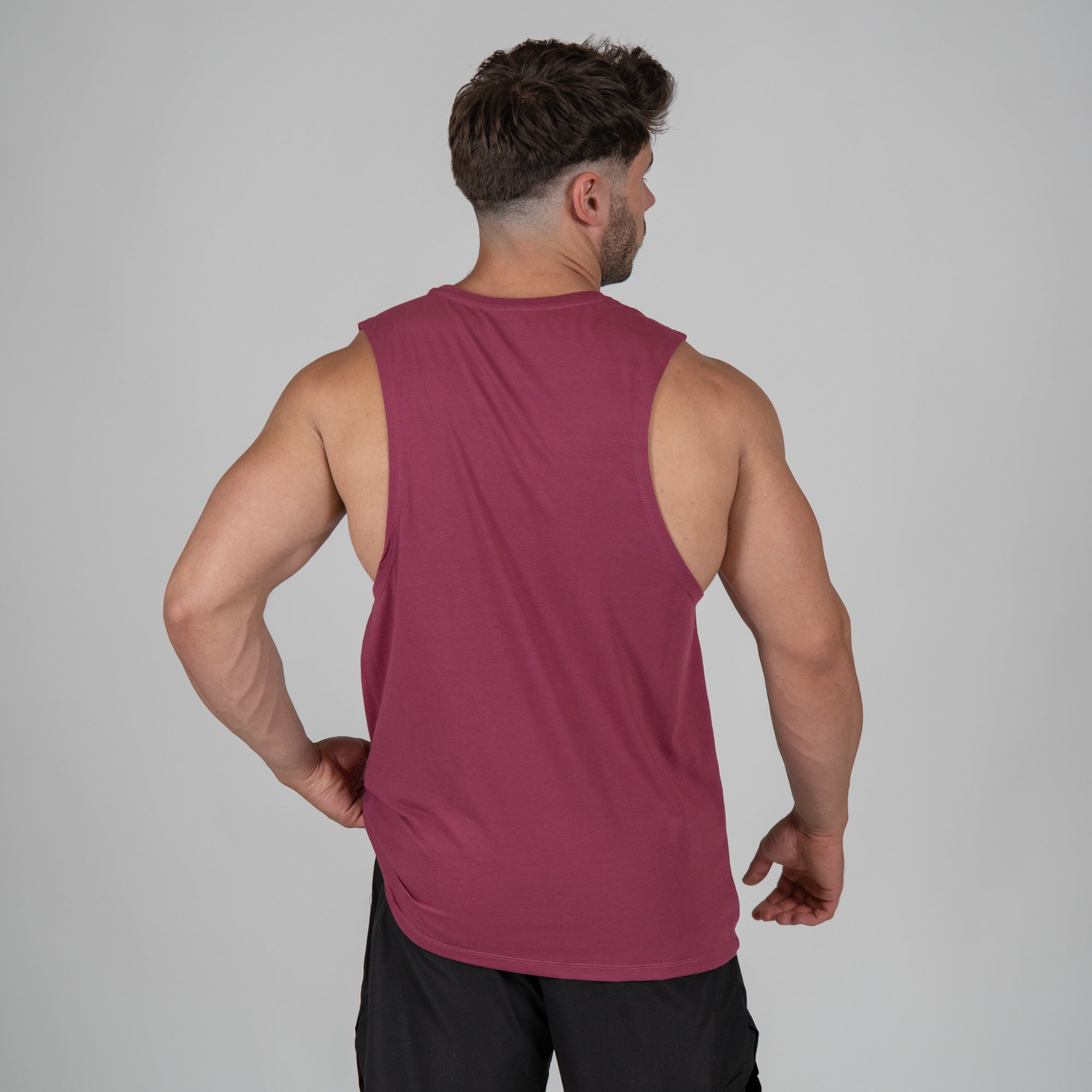 TANK BASIC FITNESS - BURGUNDY