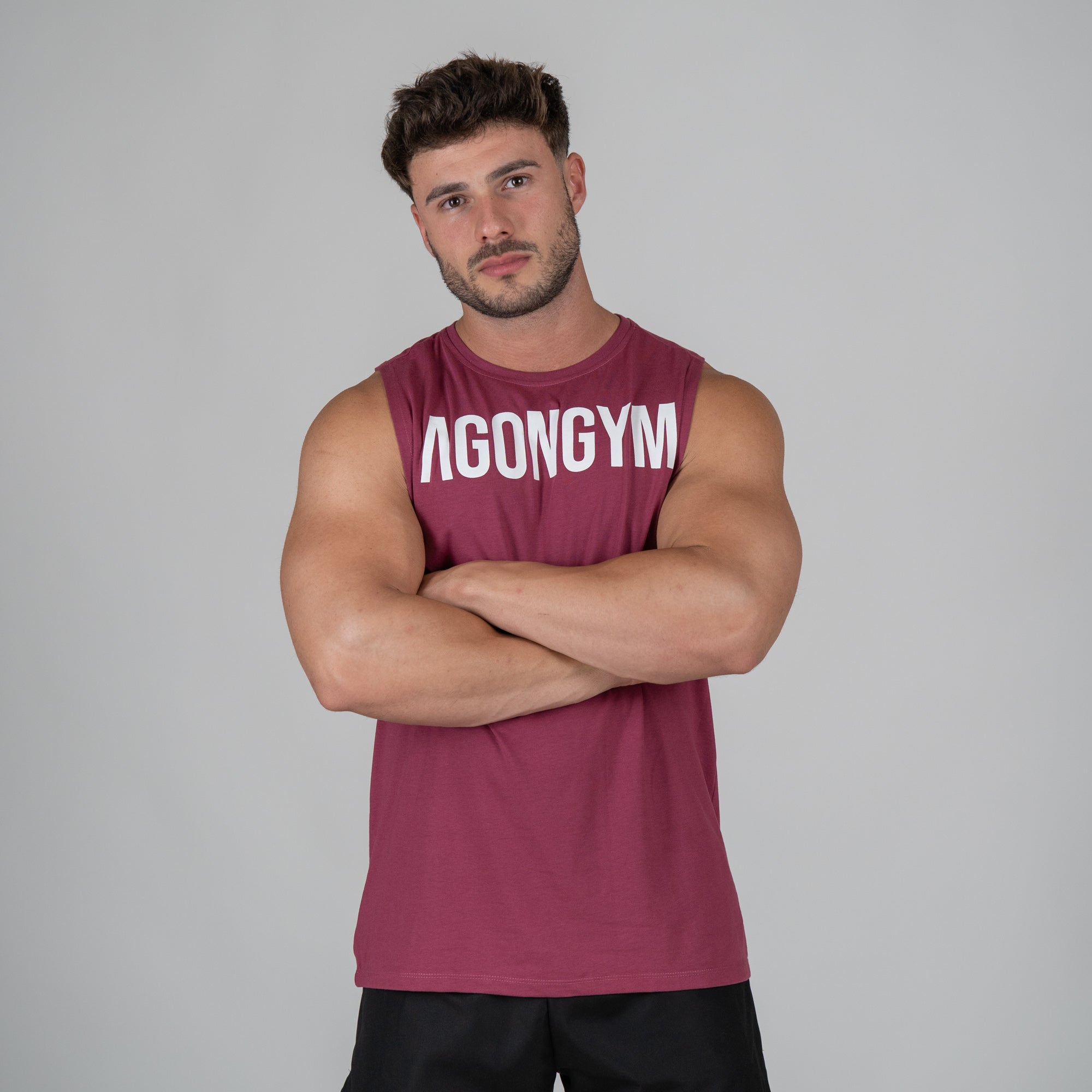 TANK BASIC FITNESS - BURGUNDY