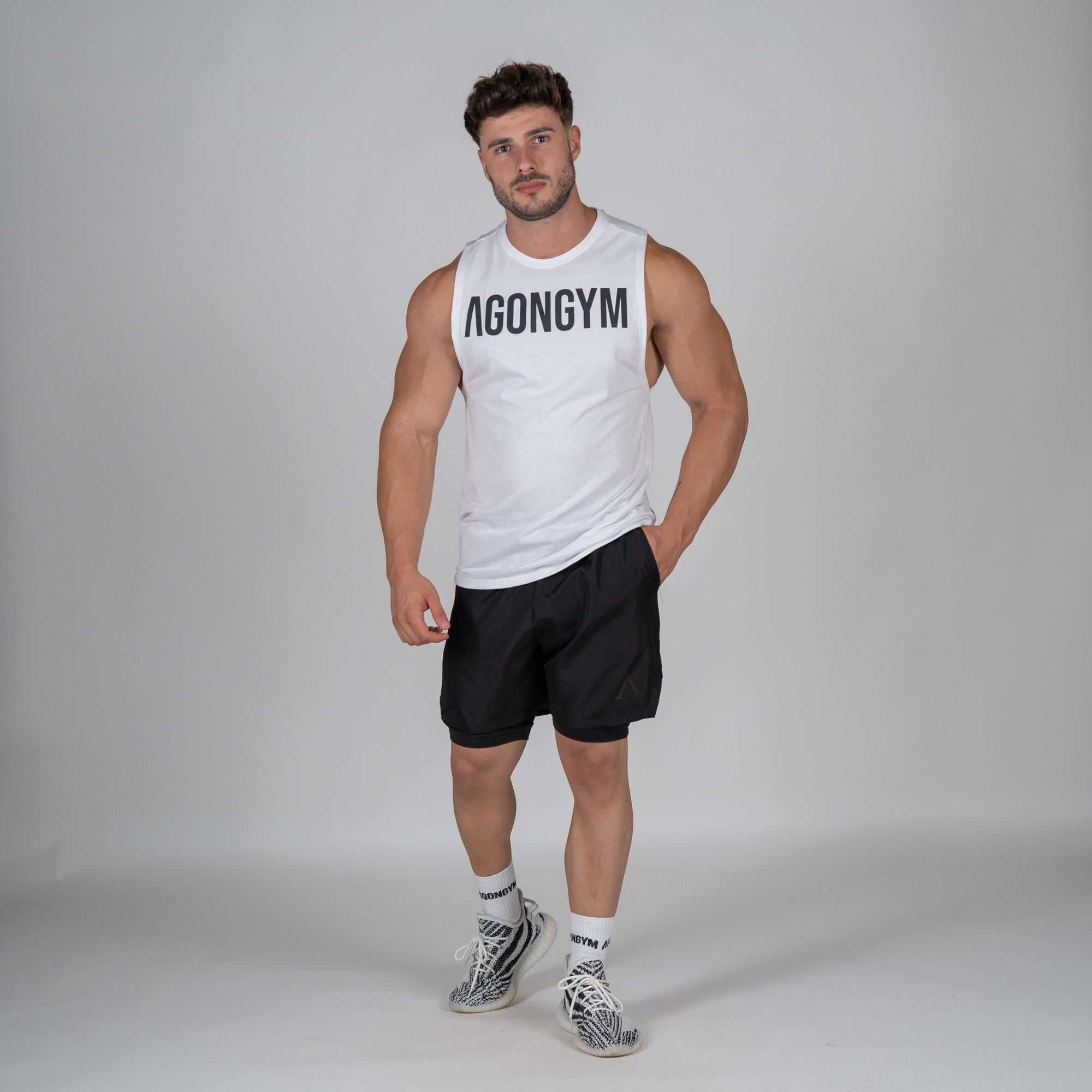 TANK BASIC FITNESS - WHITE