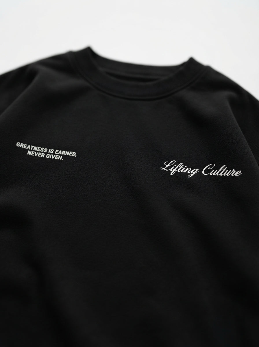 LIFTING CULTURE LONG SLEEVE - BLACK