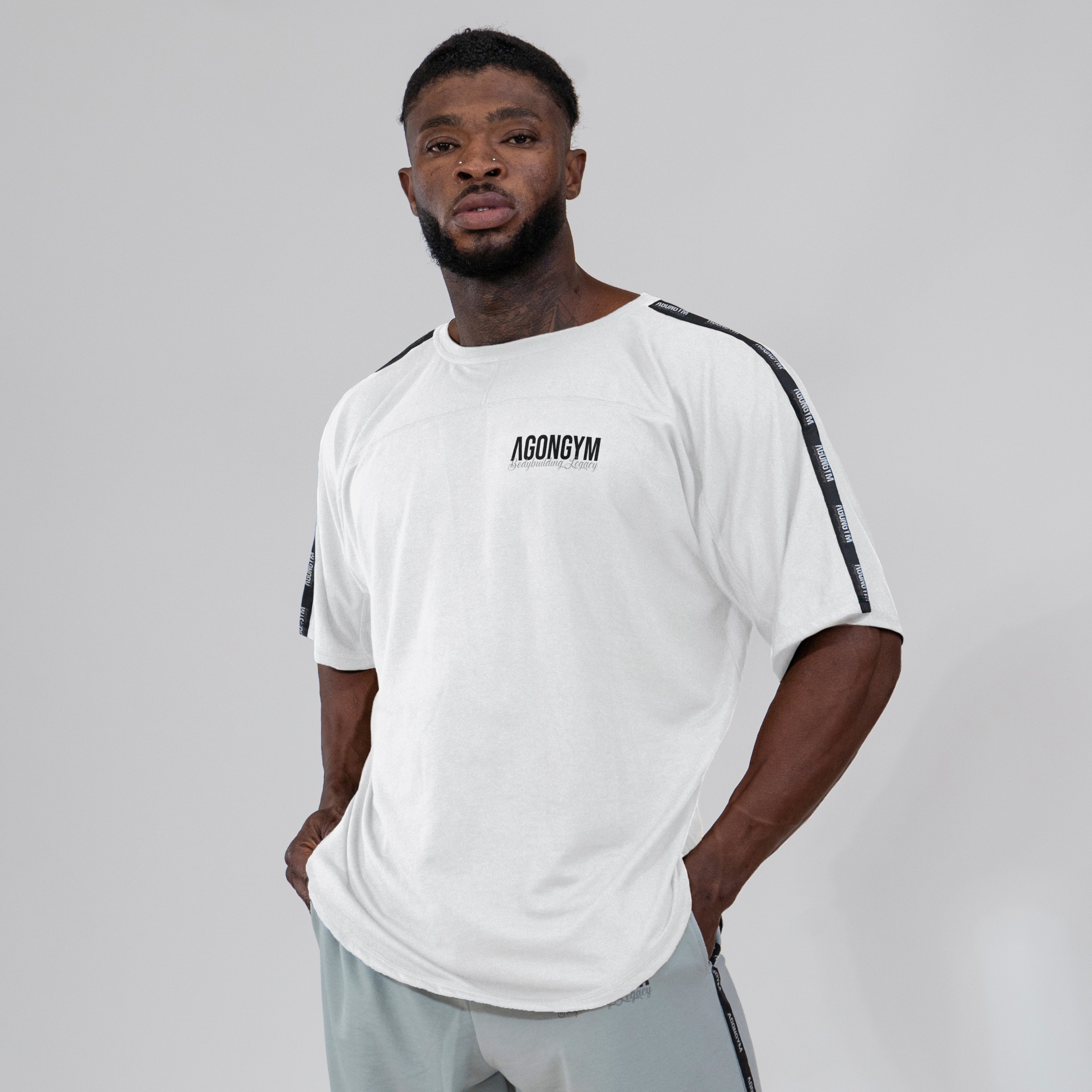 OVERSIZE BODYBUILDING LEGACY - WHITE