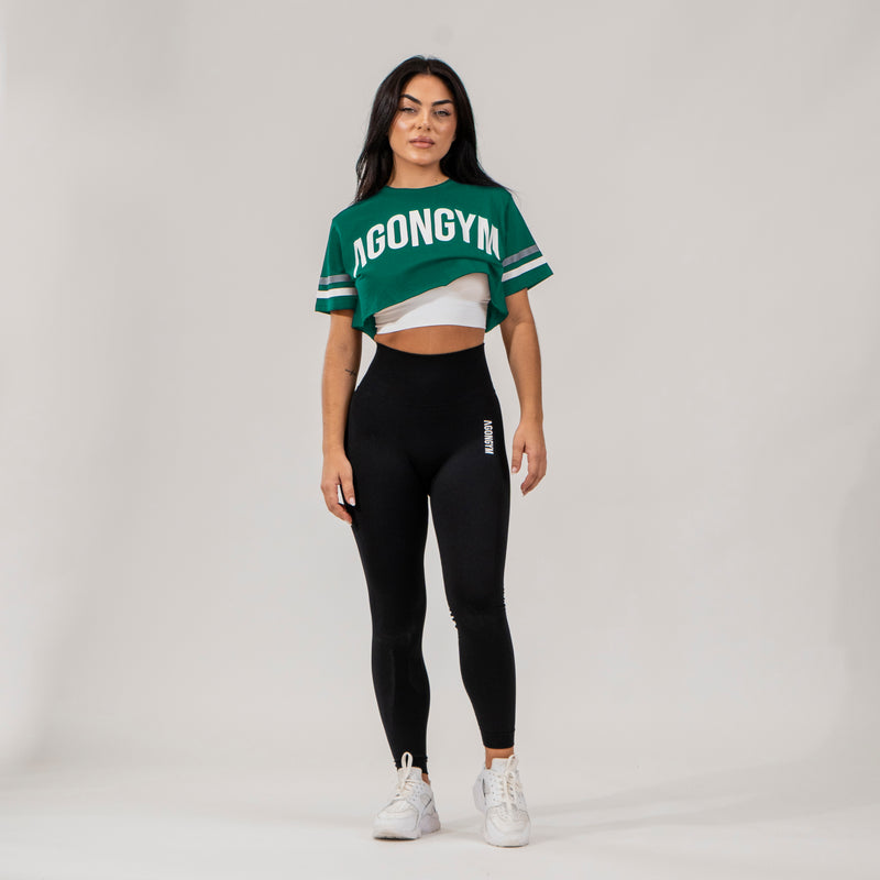 EIGHTIES CROP TOP - GREEN