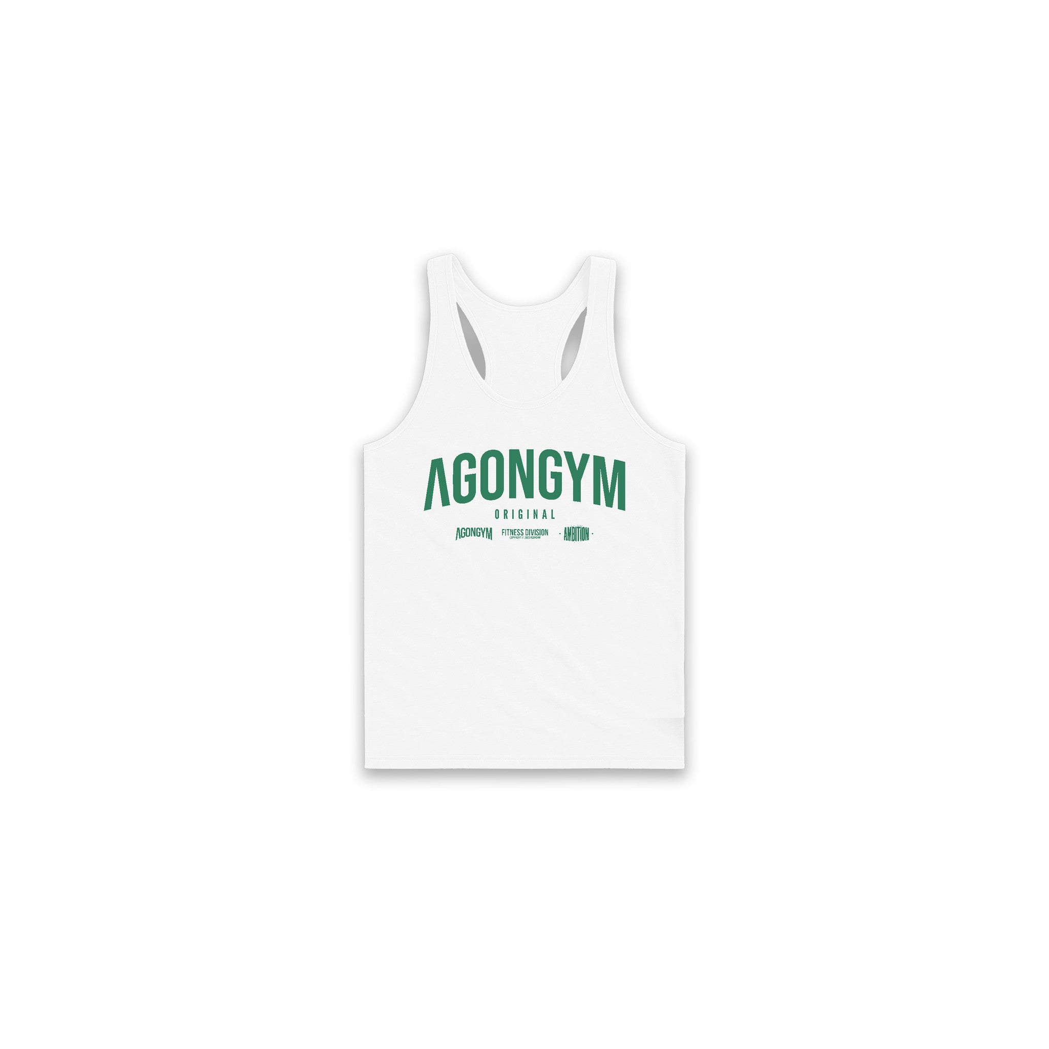 STRINGER FITNESS DIVISION - WHITE/TURQUOISE