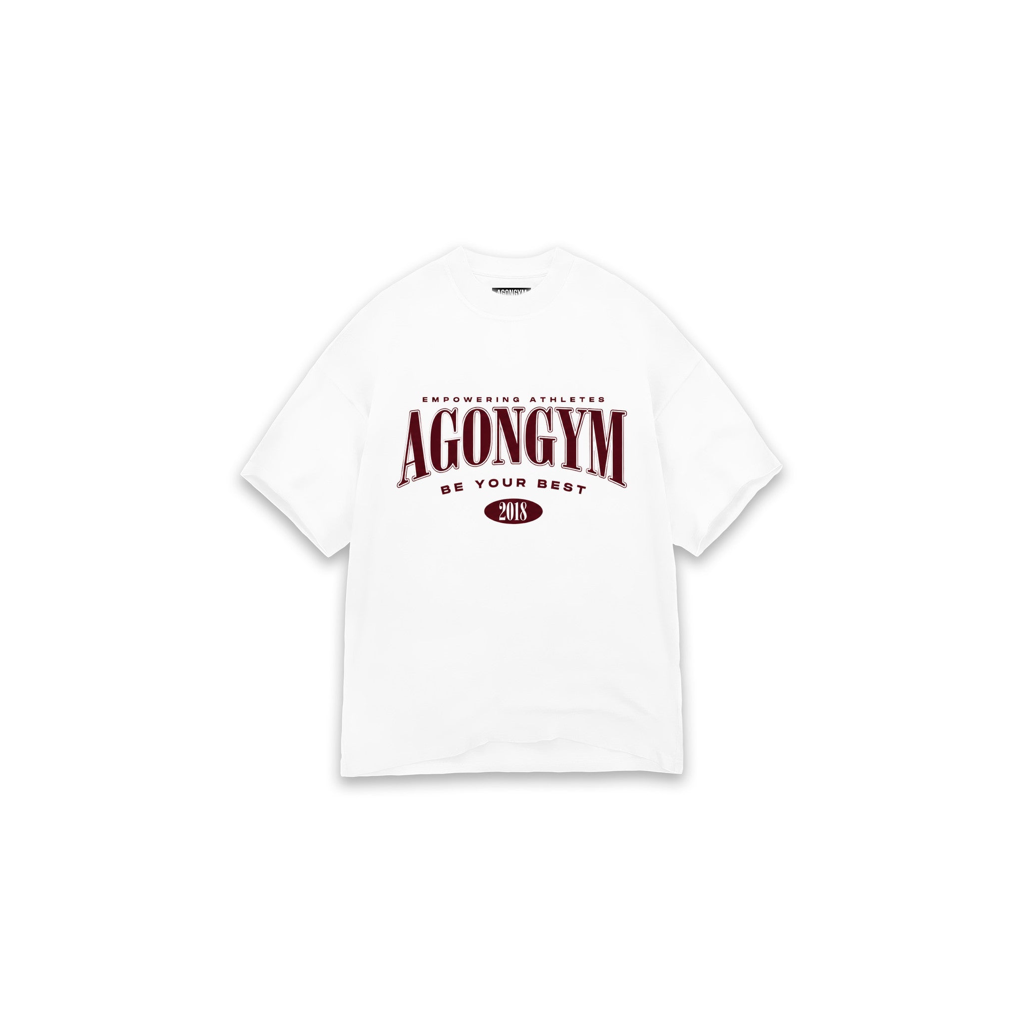 OVERSIZE FRONTIER - WHITE/BURDEOS