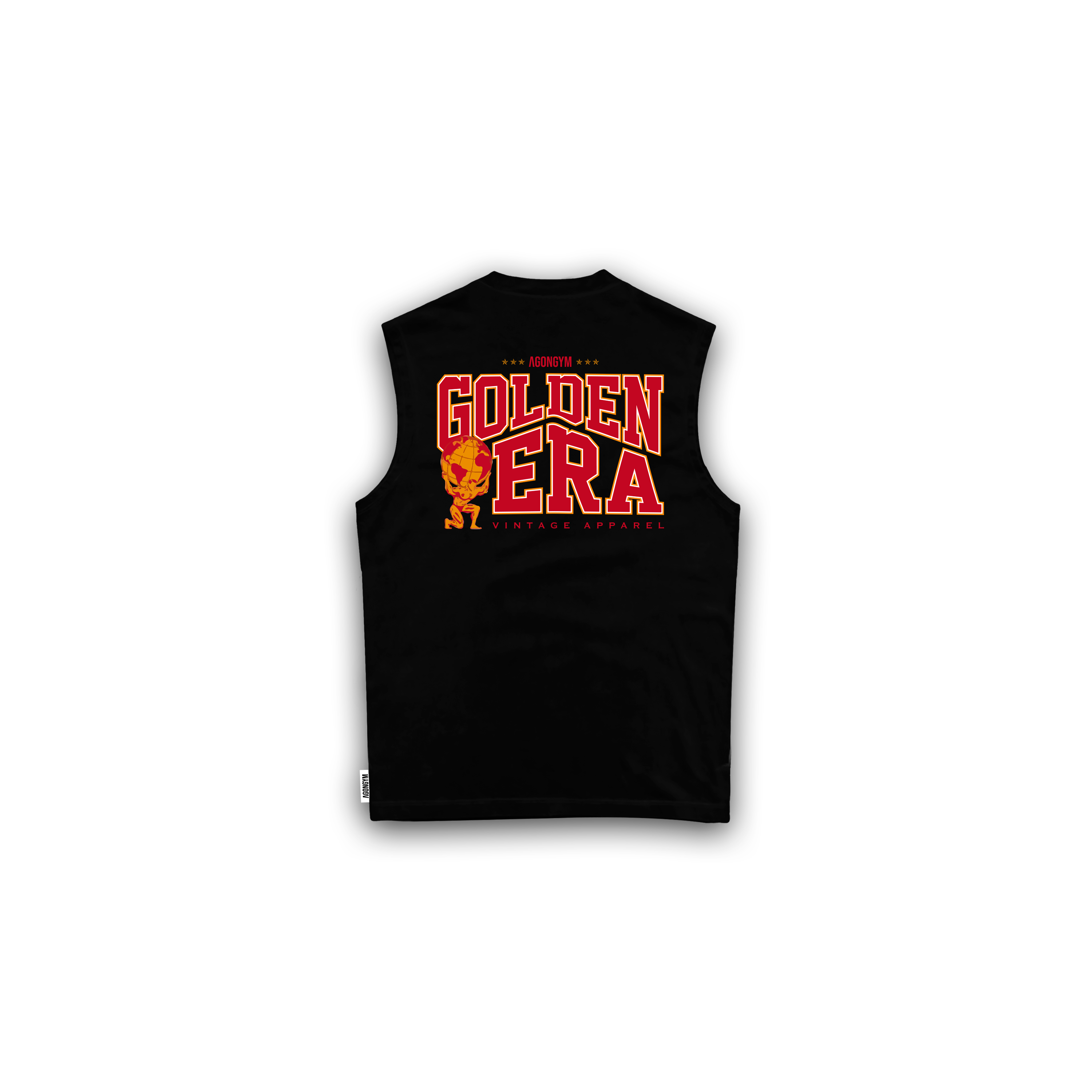GOLDEN ERA OVERSIZE SLEEVELESS - BLACK