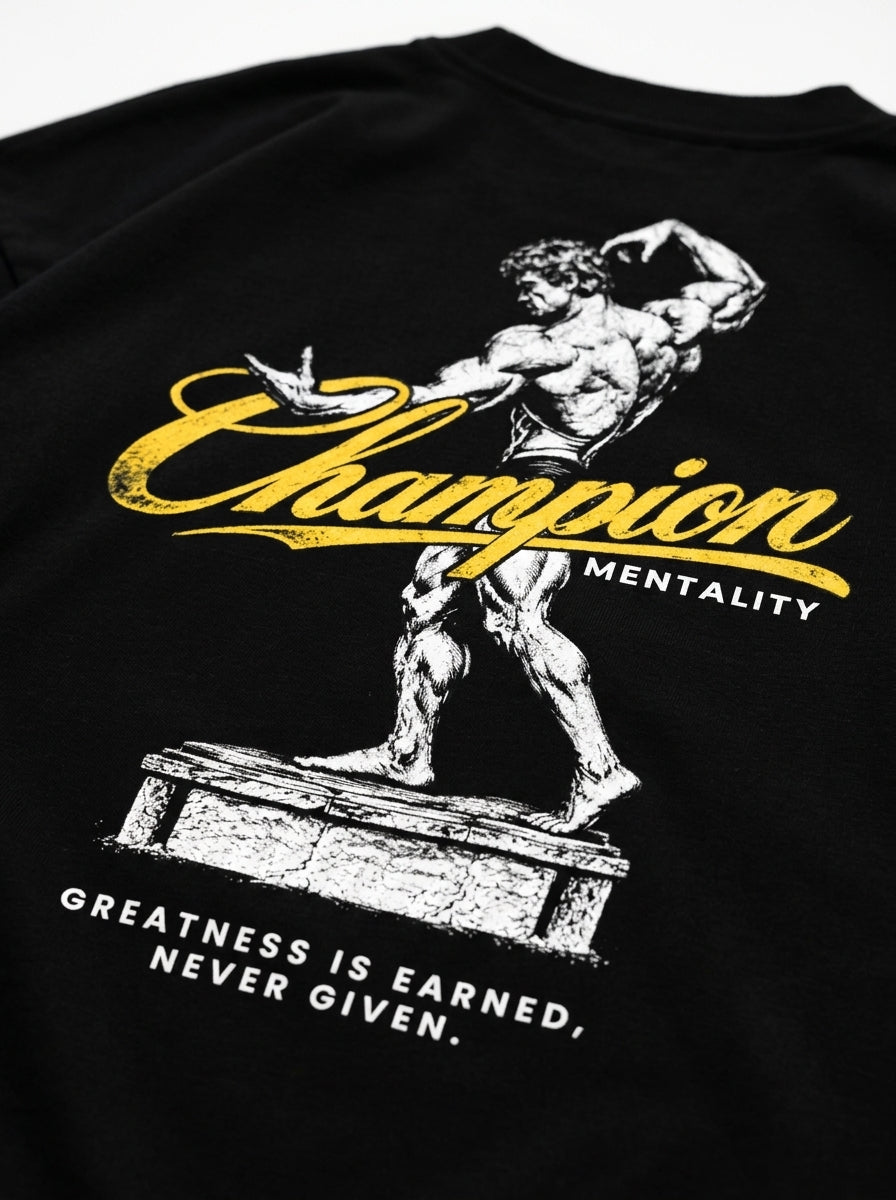 NEVER GIVEN OVERSIZE - BLACK