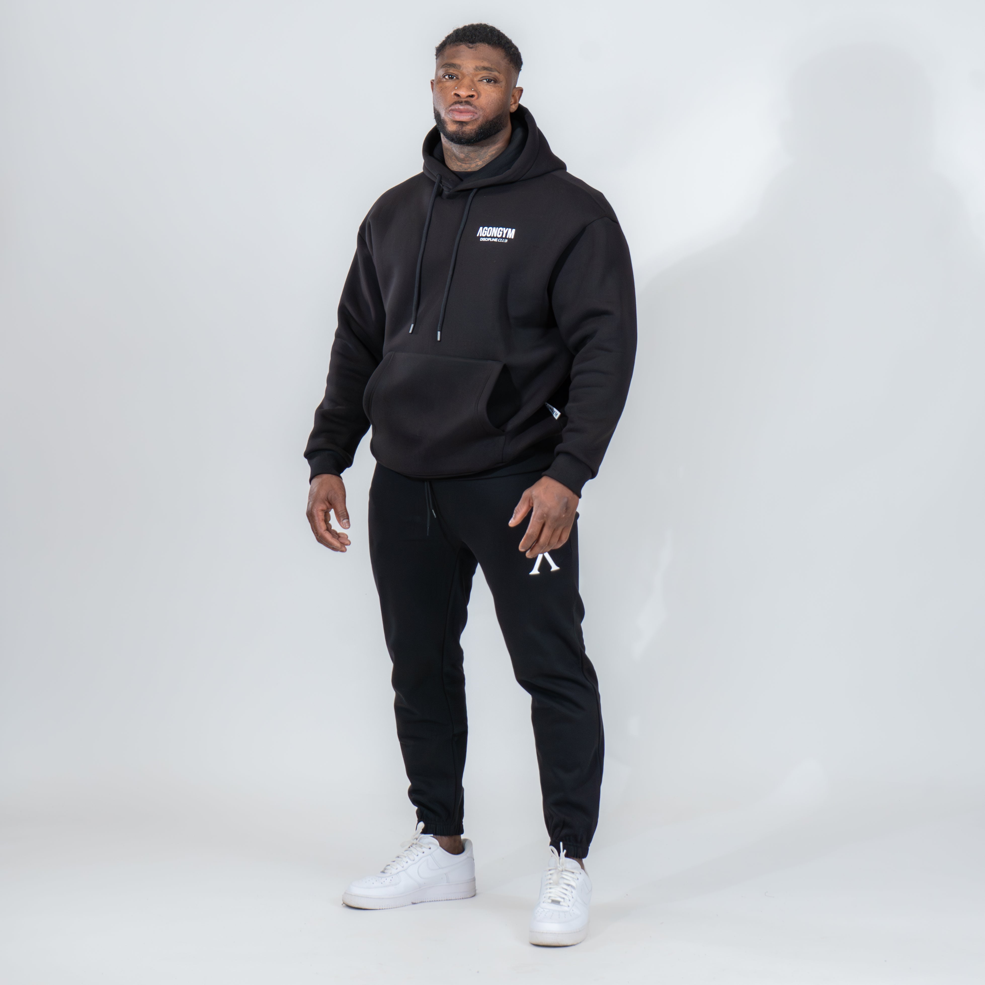 DISCIPLINE CLUB  HOODIE - BLACK