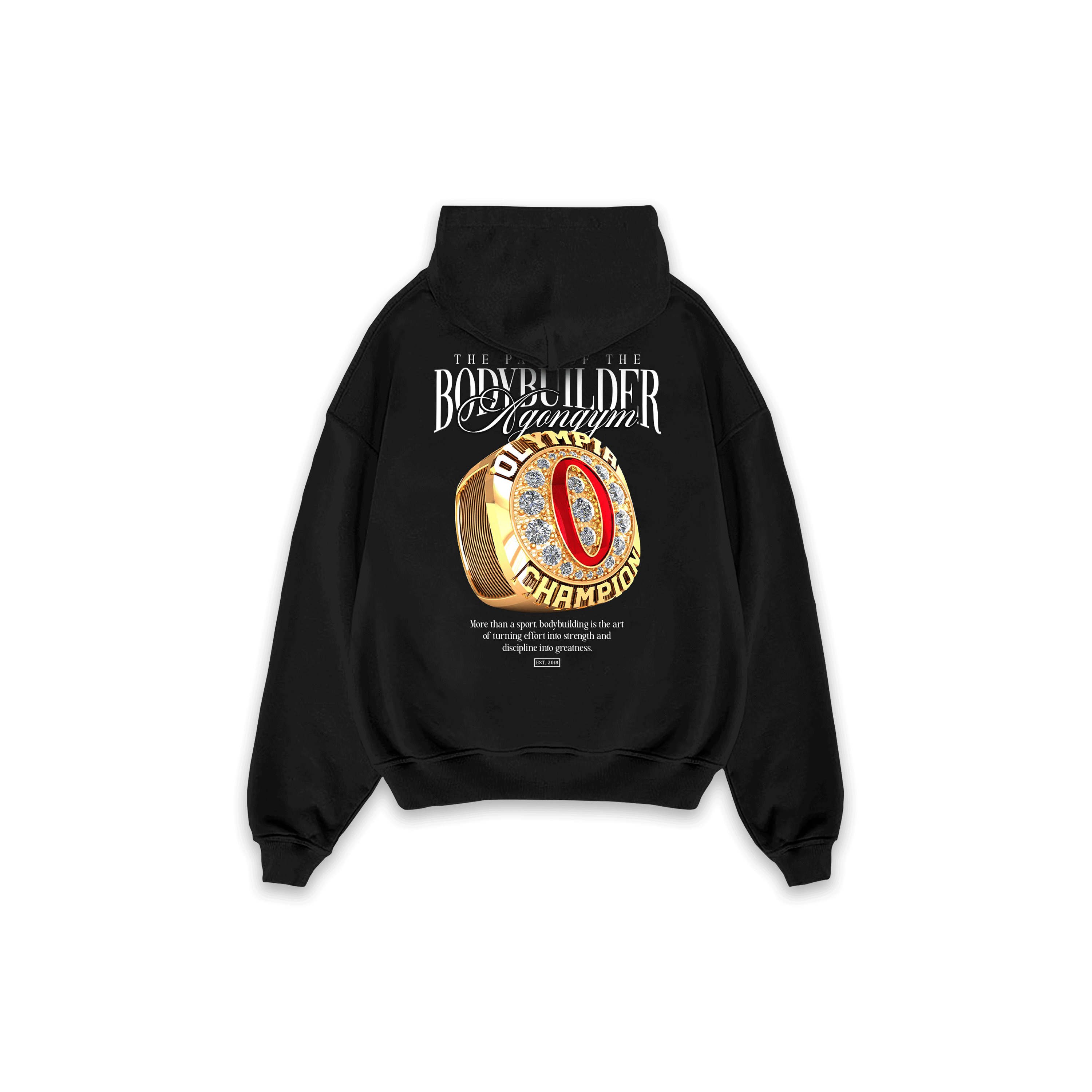 HOODIE MR.OLYMPIA - BLACK