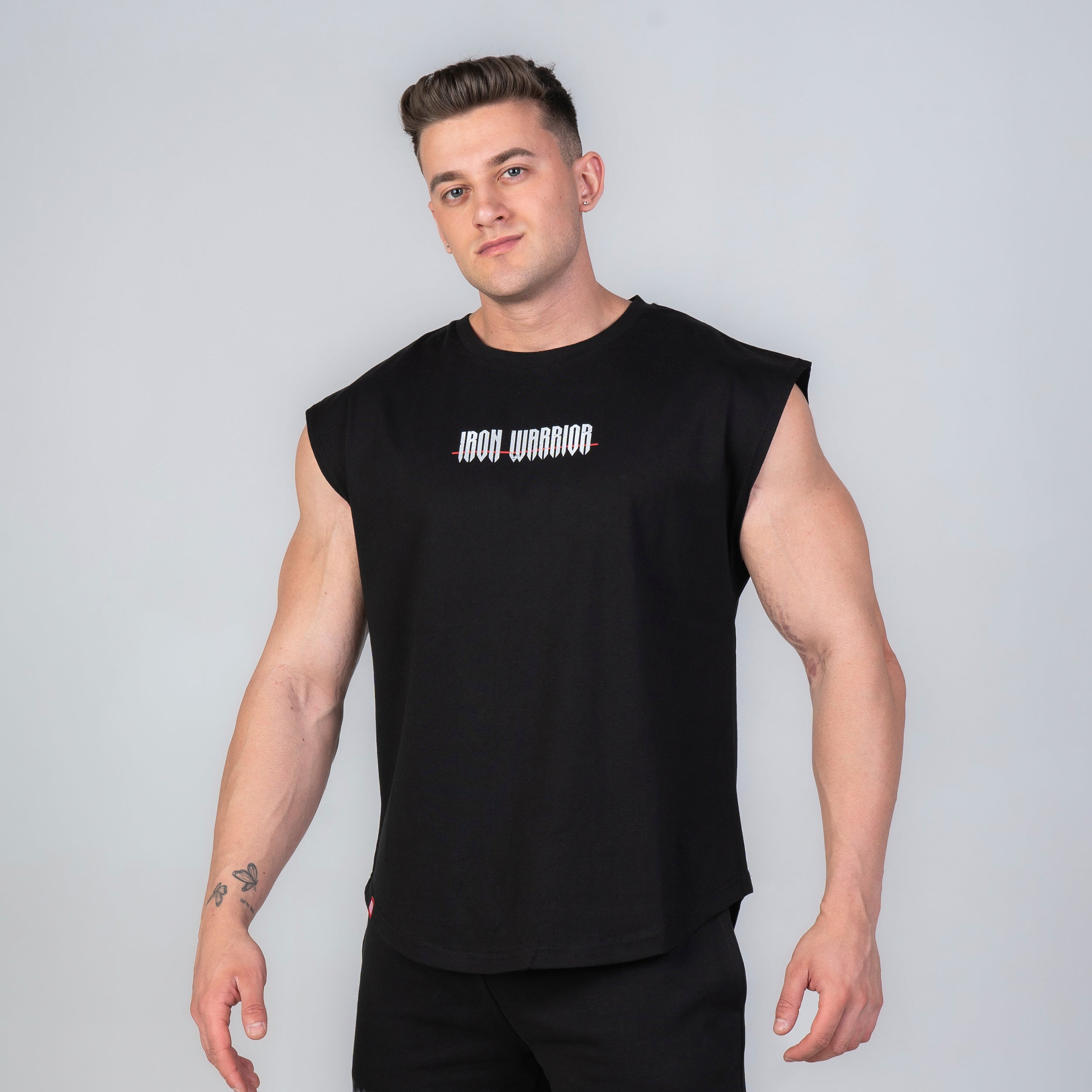 IRON WARRIOR SLEEVELESS - BLACK