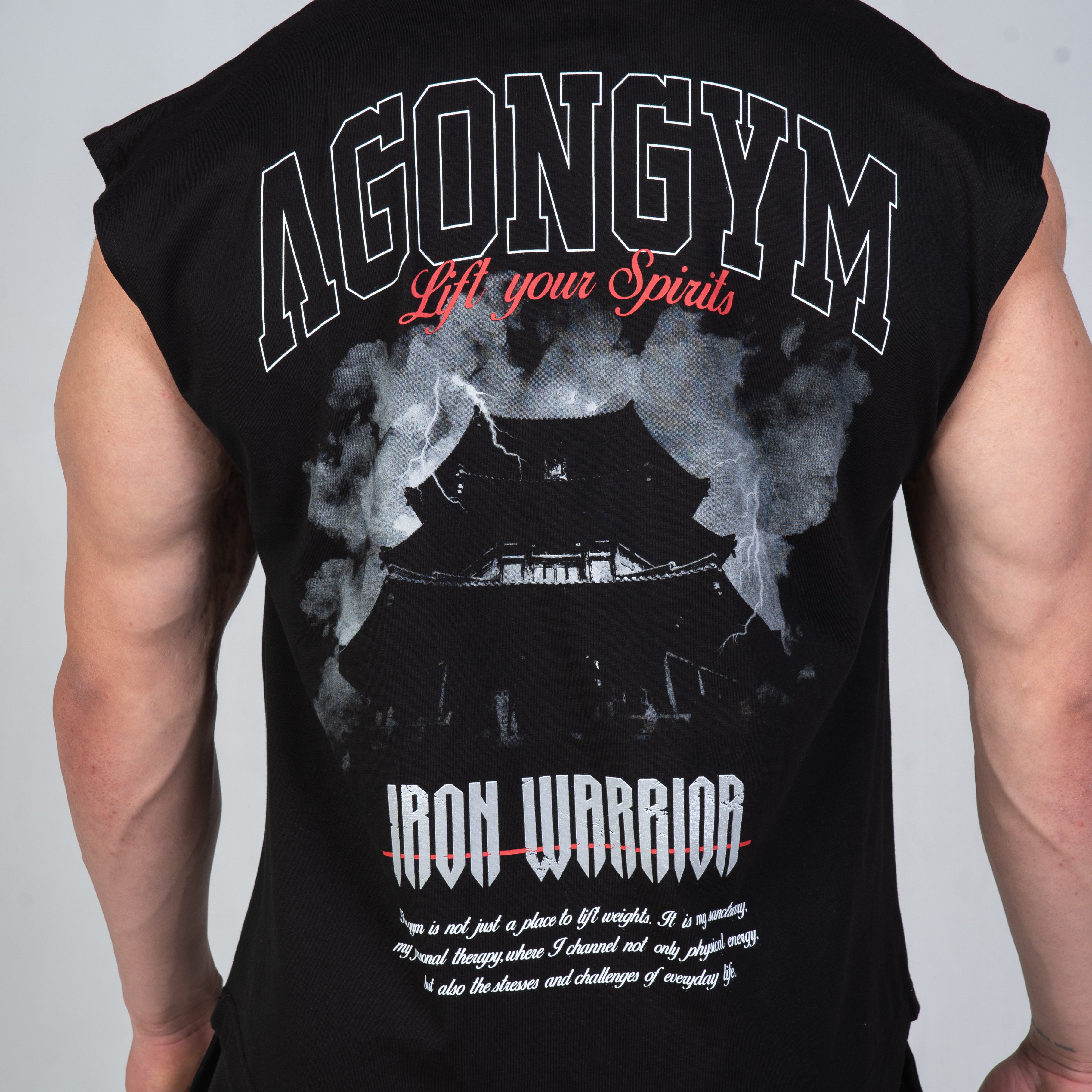 IRON WARRIOR SLEEVELESS - BLACK