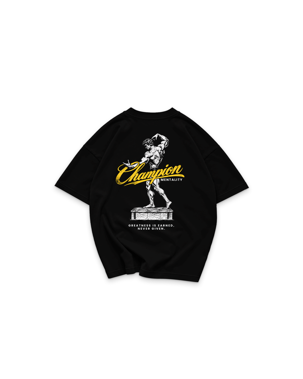 NEVER GIVEN OVERSIZE - BLACK