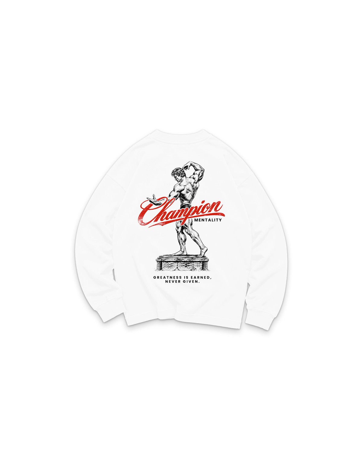 NEVER GIVEN LONG SLEEV - WHITE