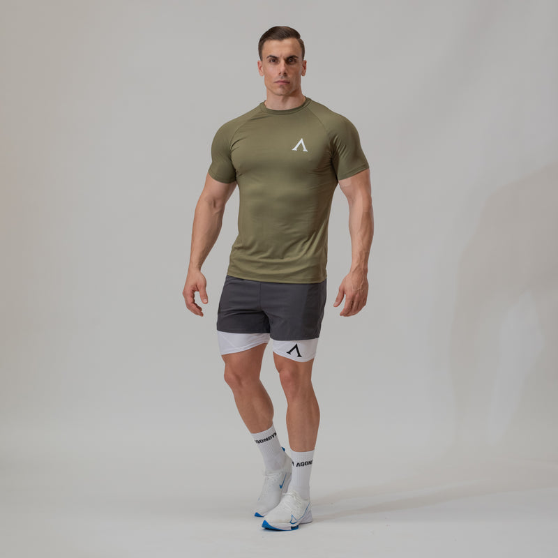 PRO TECH T-SHIRT- OLIVE GREEN