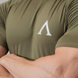 PRO TECH T-SHIRT- OLIVE GREEN