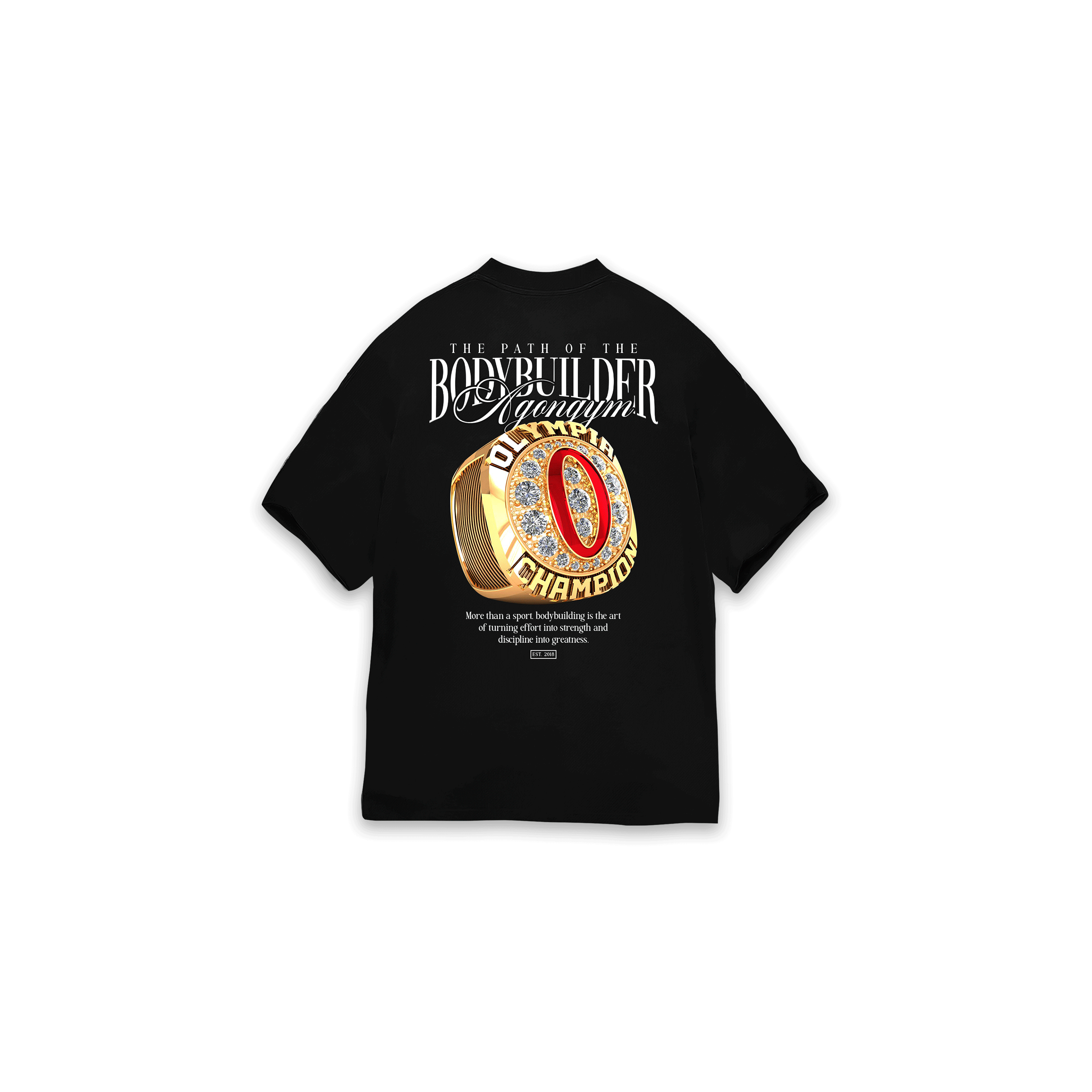 OVERSIZE MR.OLYMPIA - BLACK