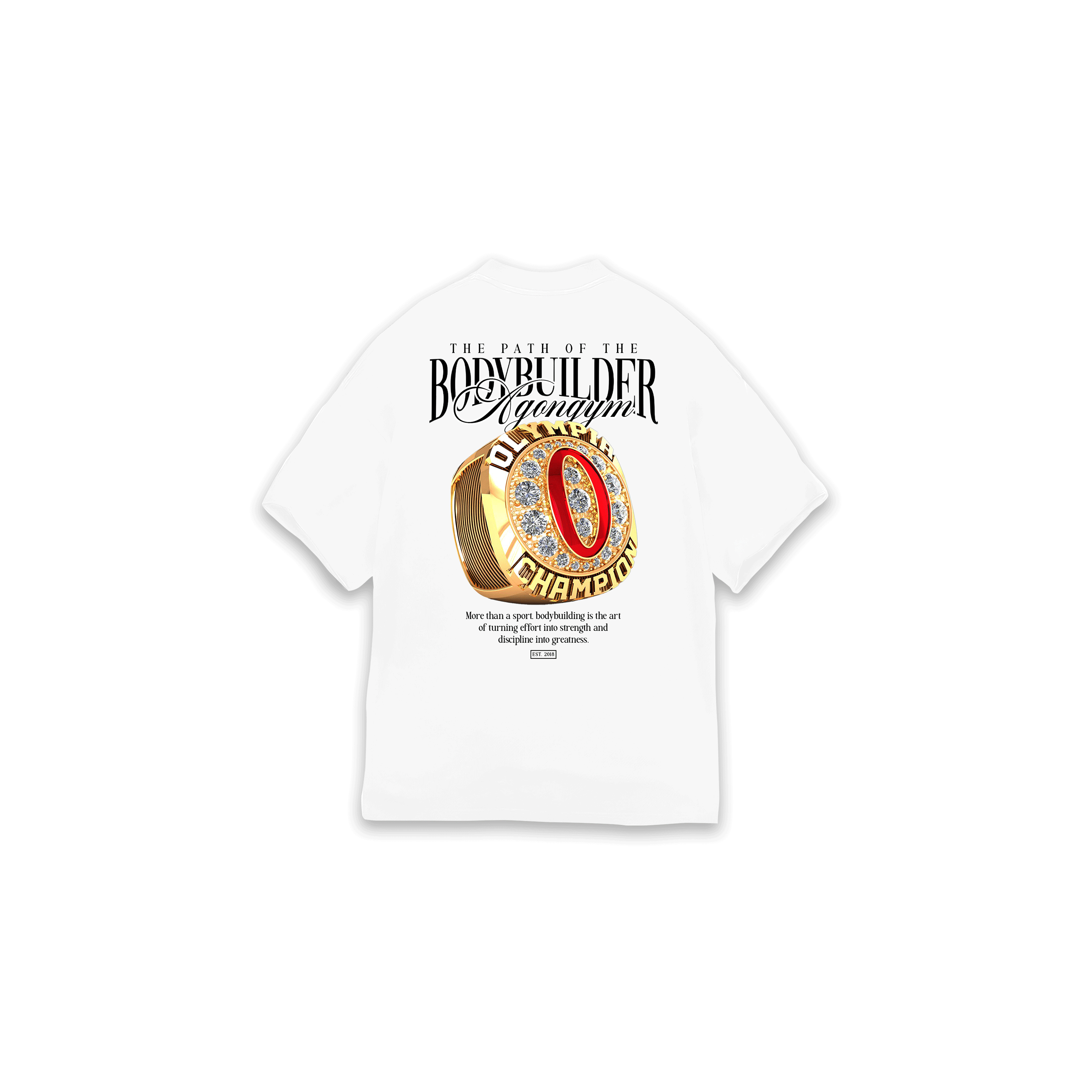 OVERSIZE MR.OLYMPIA - WHITE