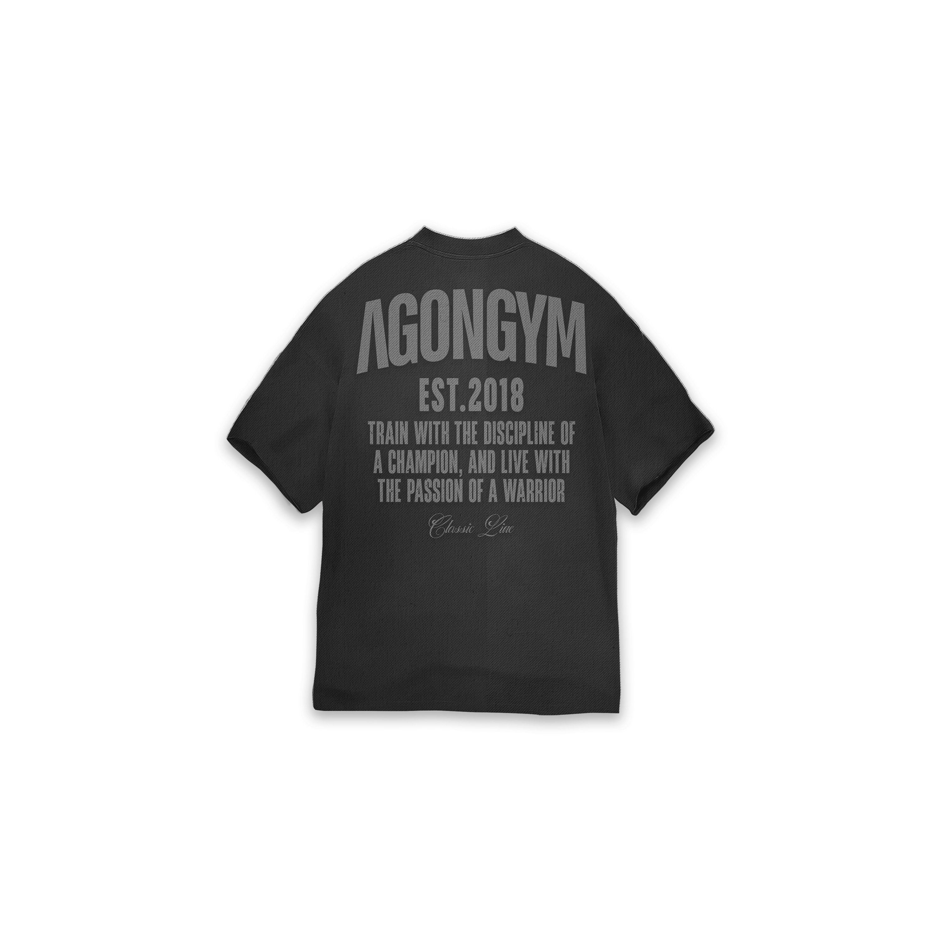 OVERSIZE CLASSIC LINE - WASHED BLACK