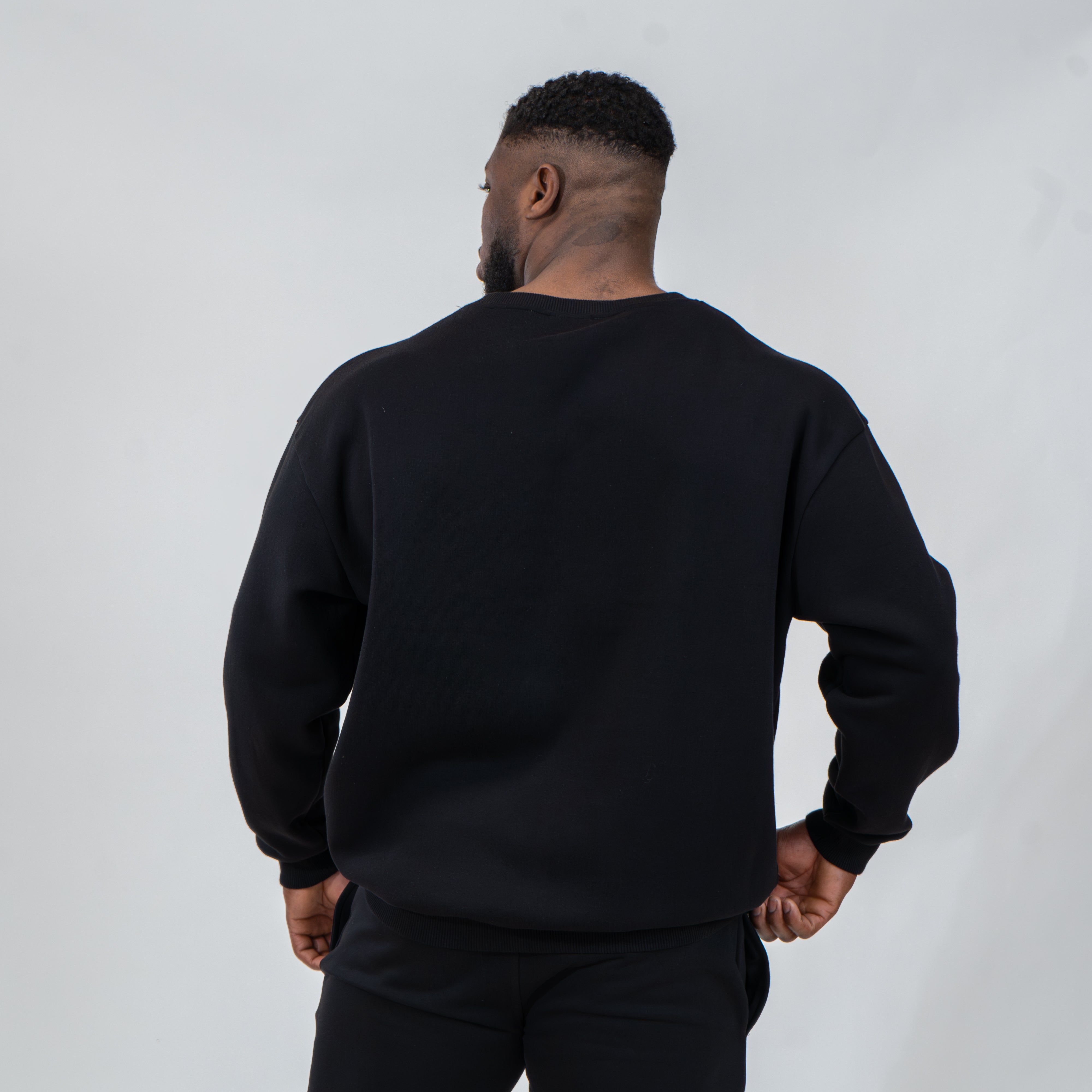 STONE PULLOVER - BLACK