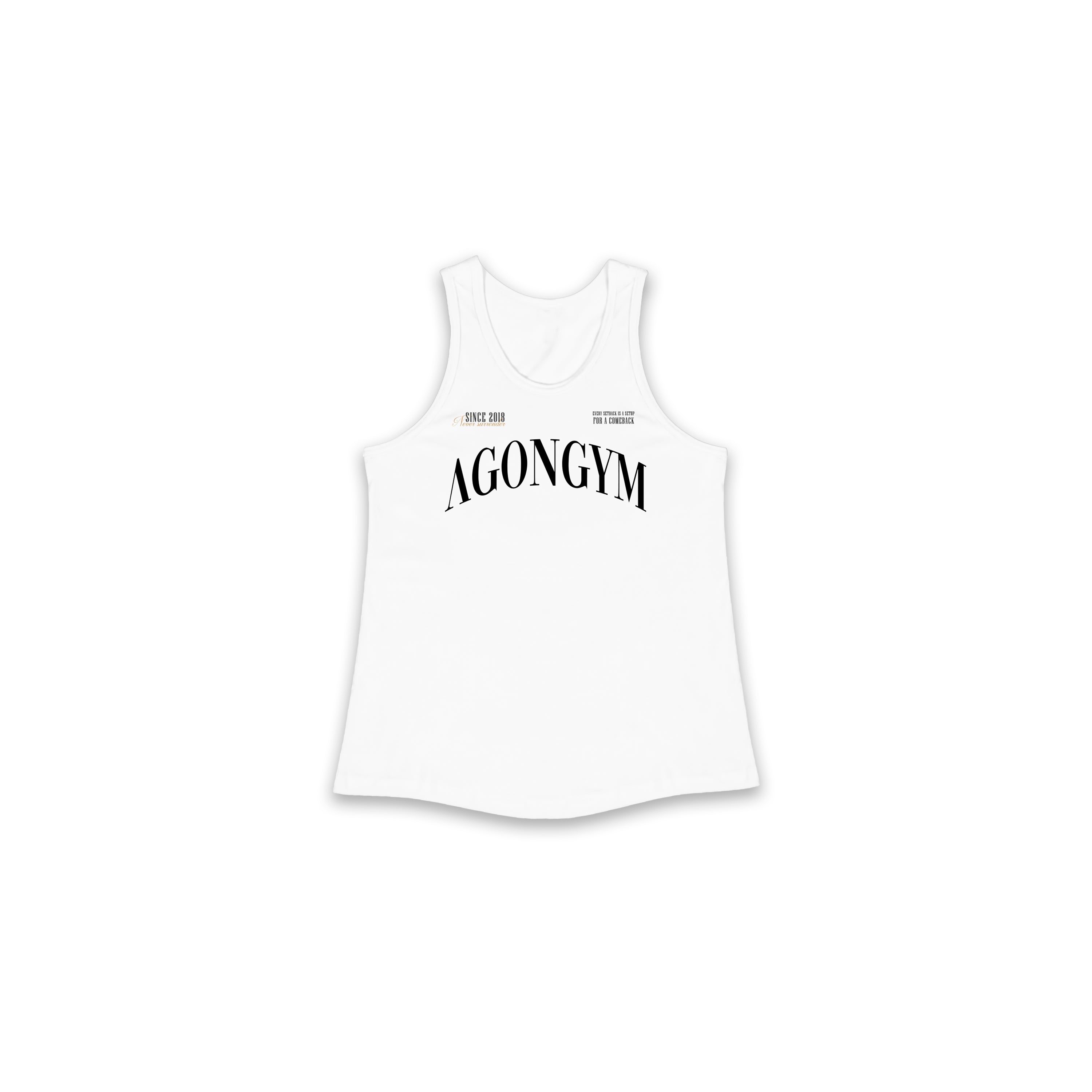 STONE BASIC STRINGER - WHITE