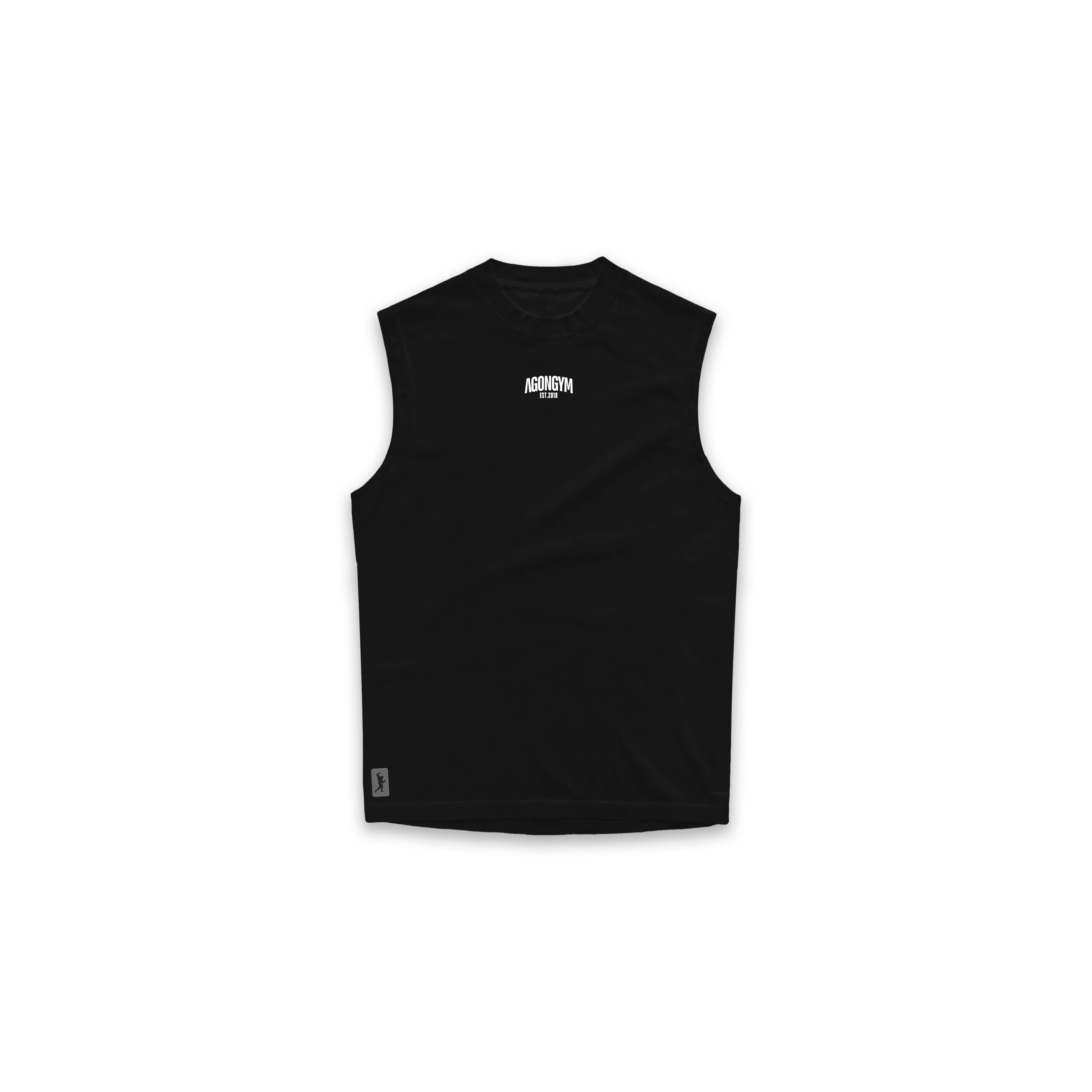OVERSIZE SLEEVELESS CLASSIC LINE - BLACK